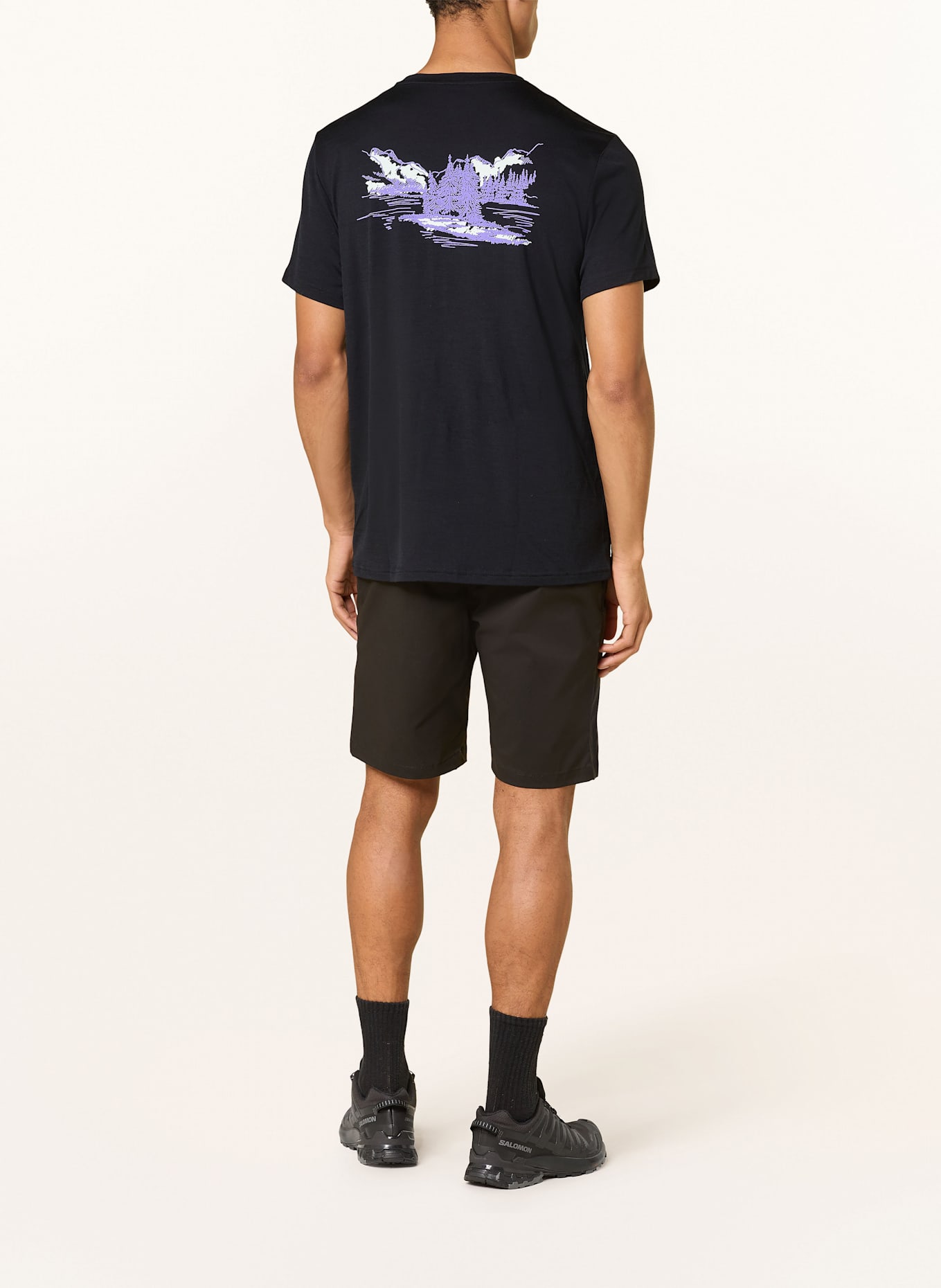 odlo Trekkingshorts ASCENT LIGHT: SCHWARZ