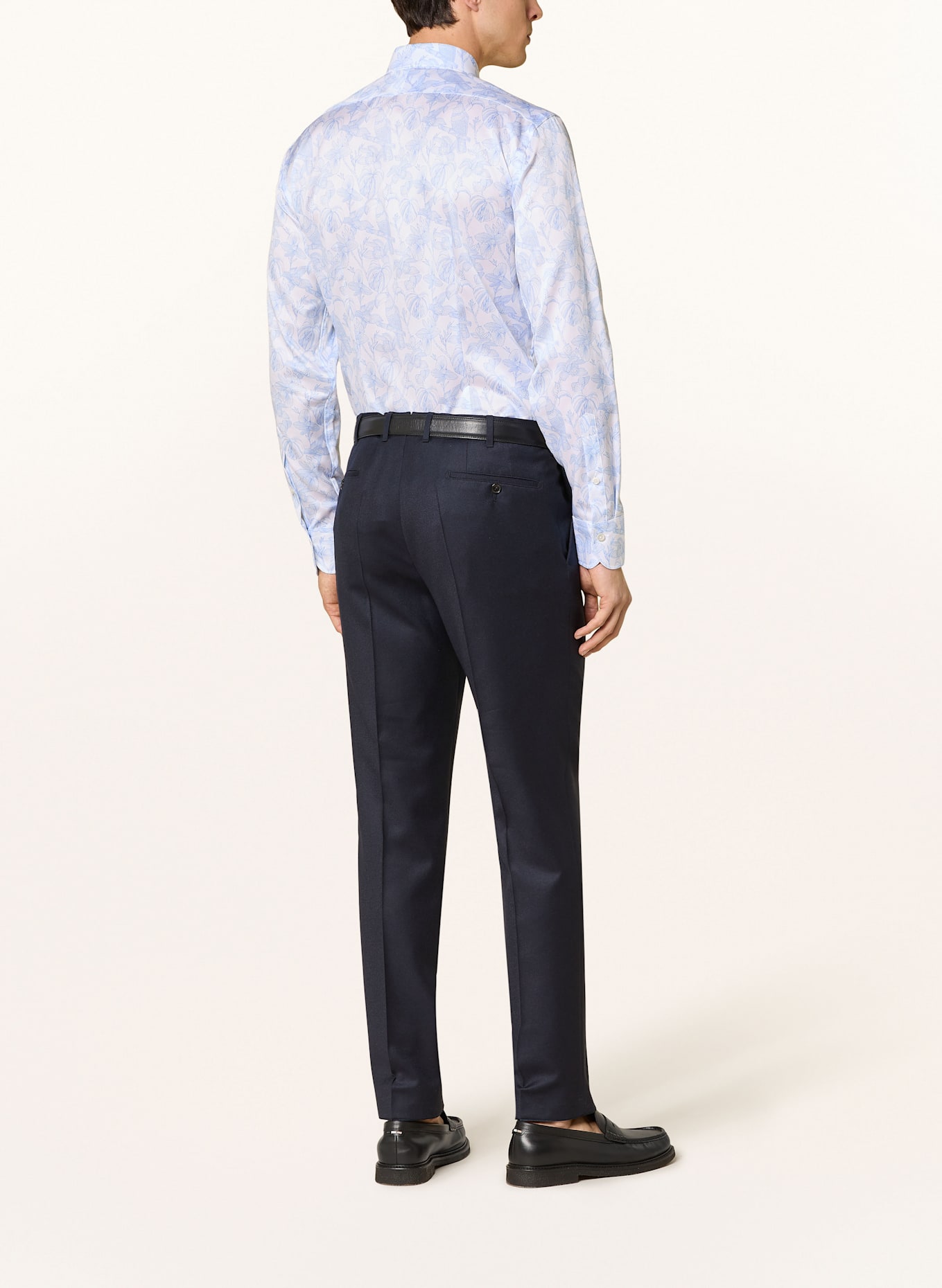 OLYMP SIGNATURE Hemd tailored fit: WEISS / HELLBLAU