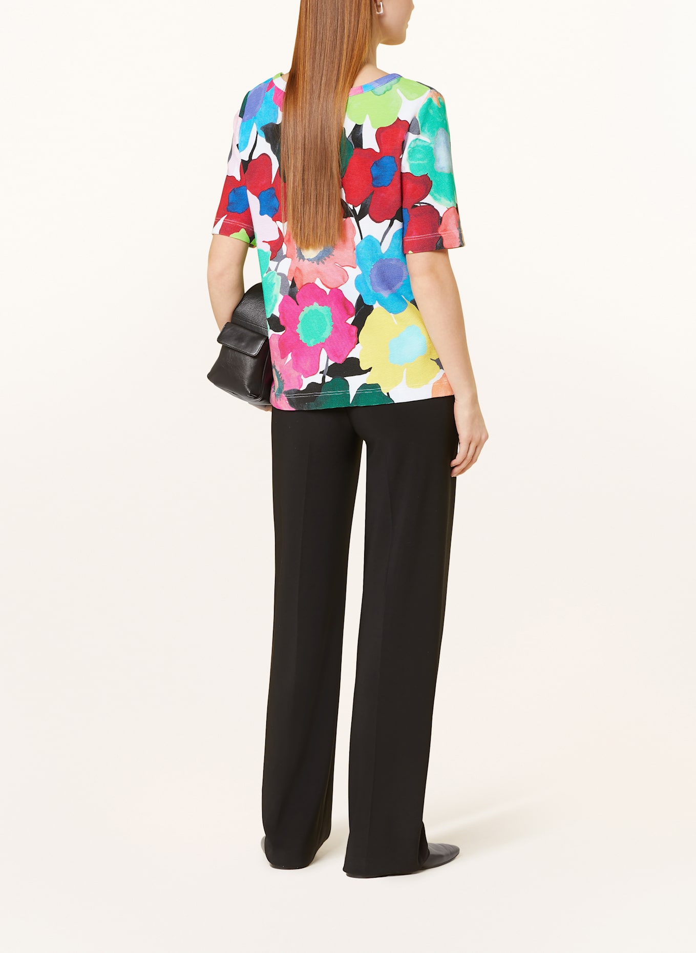 ZAÍDA T-shirt: WHITE / PINK / GREEN