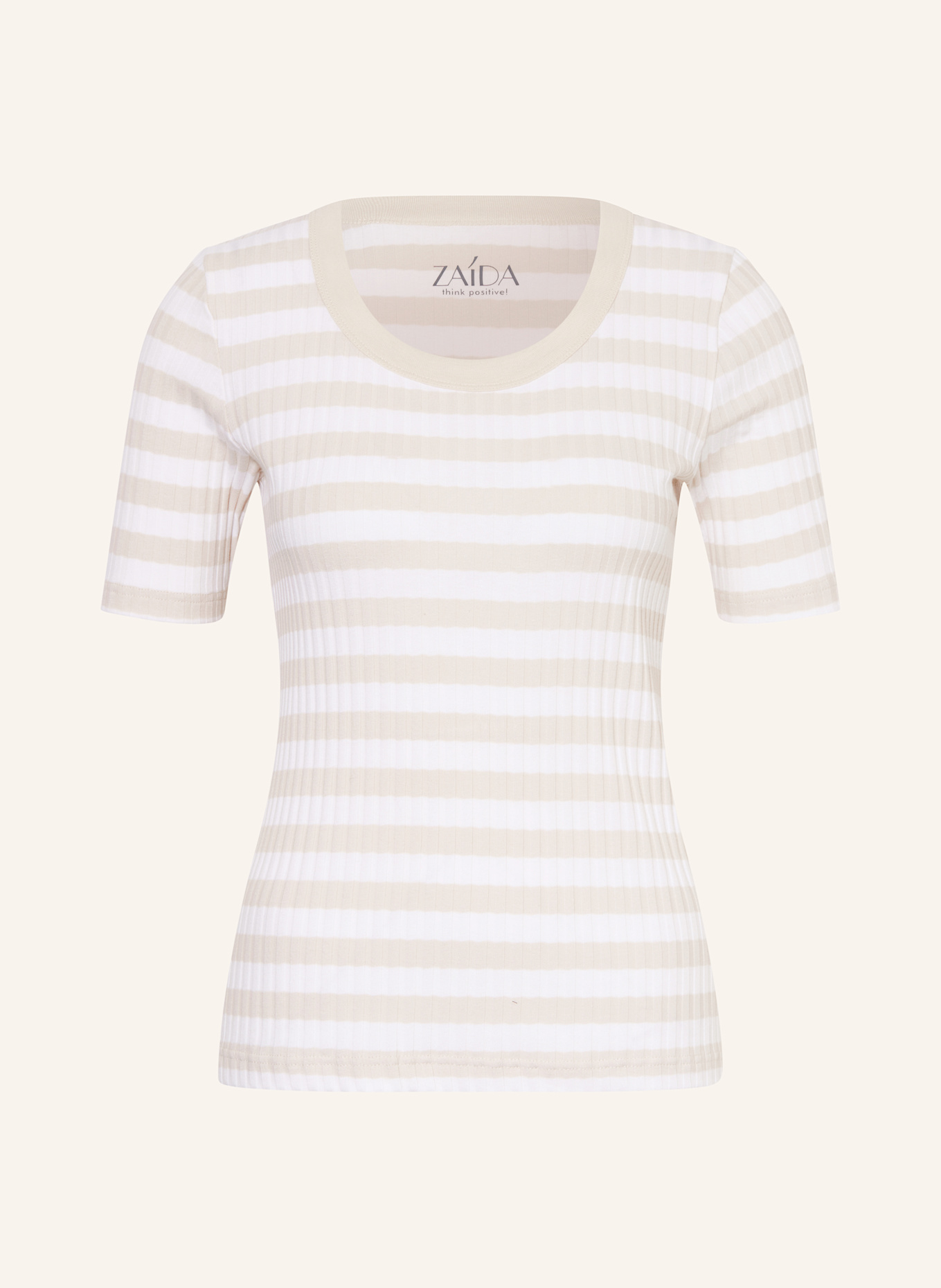 ZAÍDA Tričko: BÍLÁ / KRÉMOVÁ