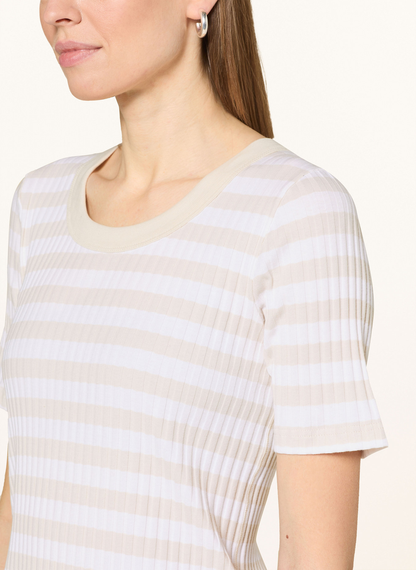 ZAÍDA Tričko: BÍLÁ / KRÉMOVÁ