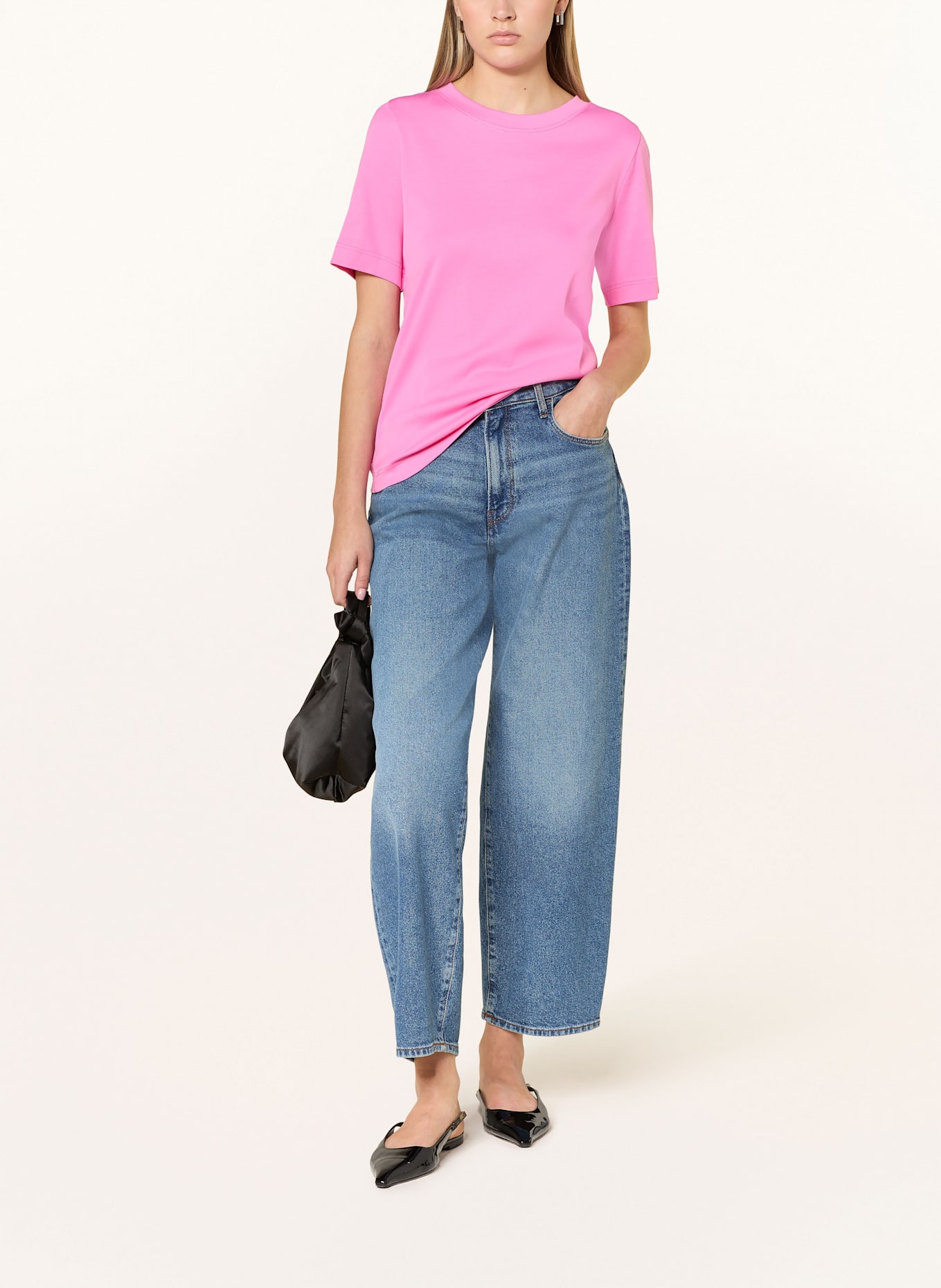 ZAÍDA T-shirt: JASKRAWY MOCNORÓŻOWY