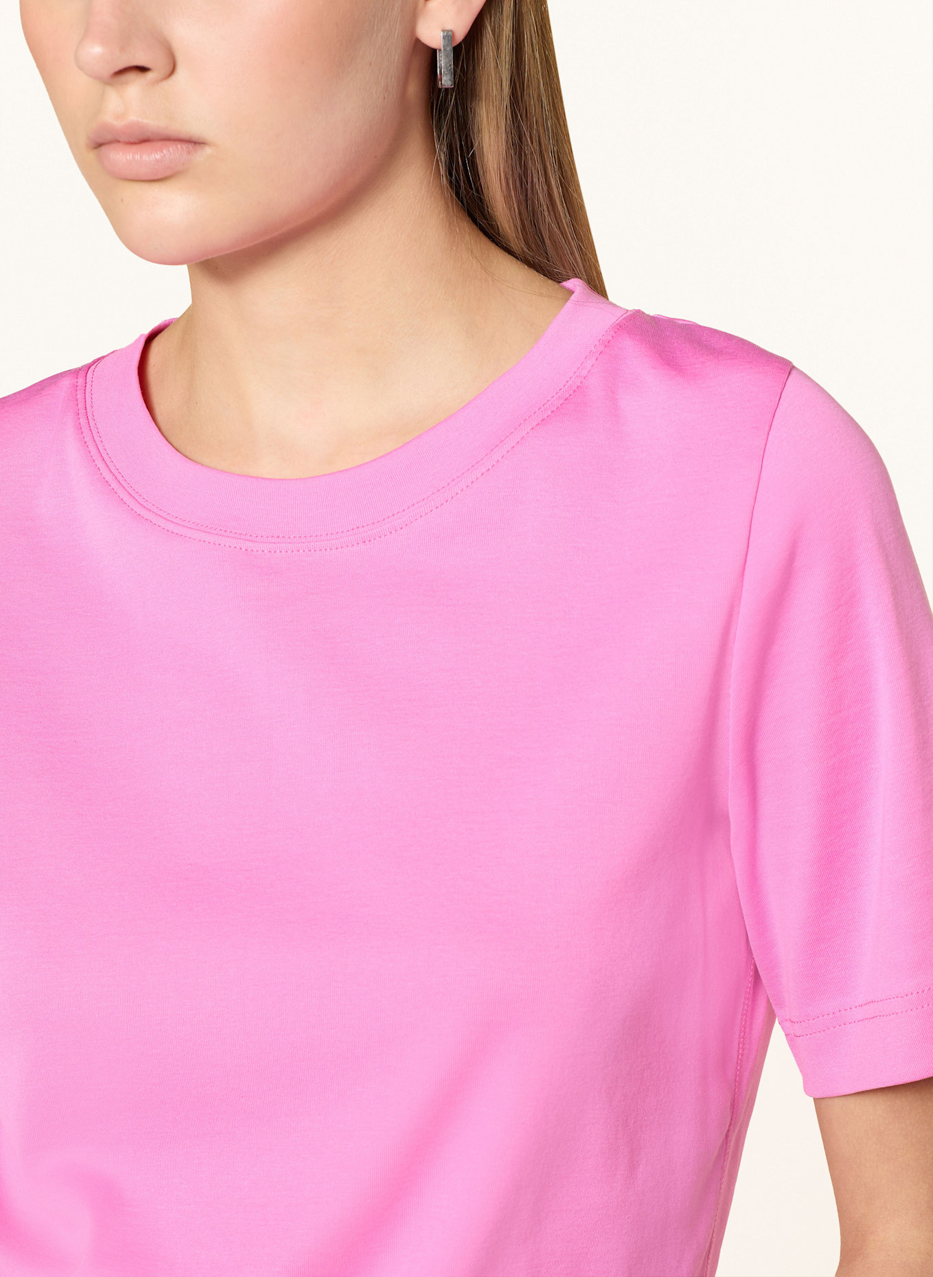 ZAÍDA T-shirt: JASKRAWY MOCNORÓŻOWY