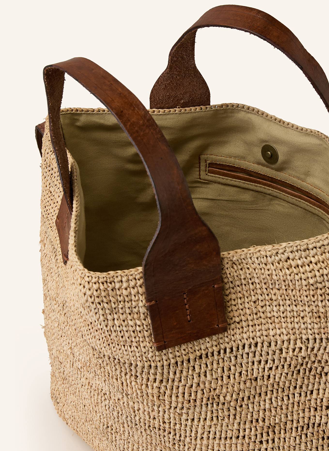 IBELIV METY crossbody bag: BEIGE / BROWN