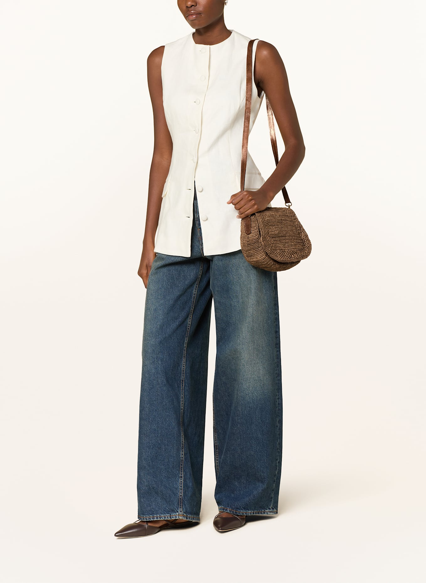 IBELIV Umhängetasche TIA: BRAUN