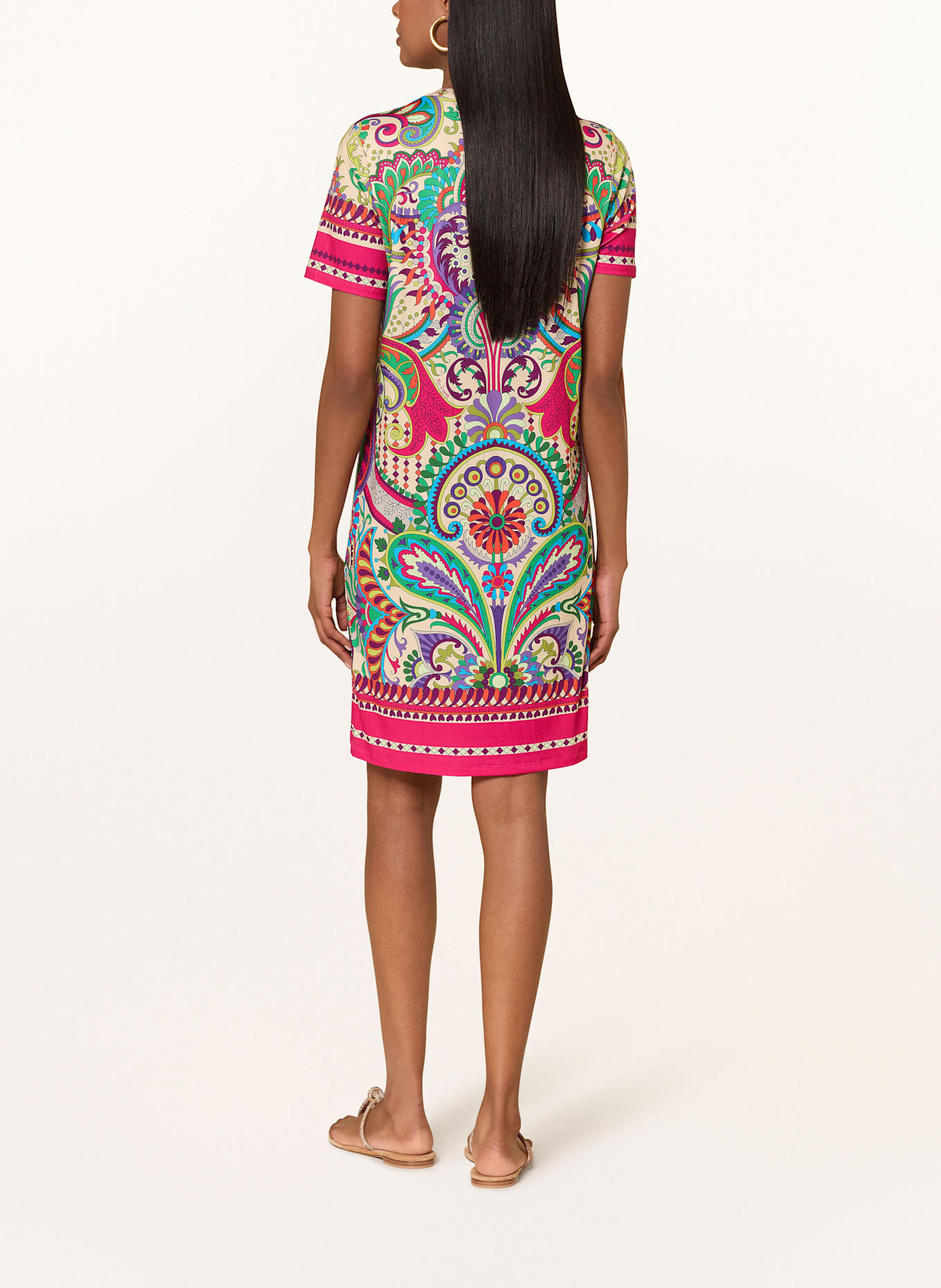 Miss Lagotte robe: JAUNE CLAIR / ROSE FUCHSIA / VERT CLAIR