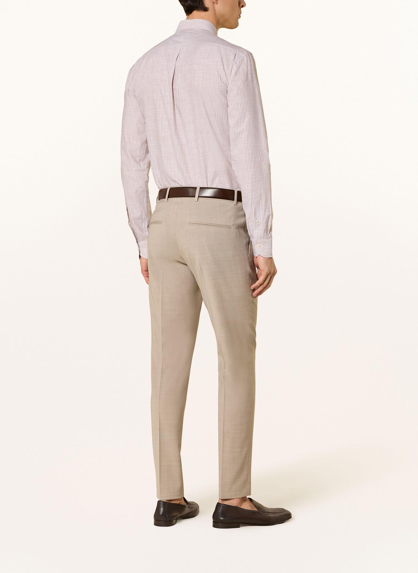 DRESSLER Hemd VENICE Shaped Fit: BEIGE/ CREME