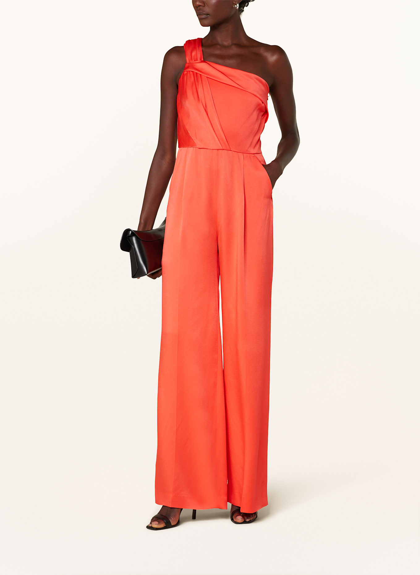 Max Mara STUDIO Satin-Jumpsuit GIOIRE: LACHS