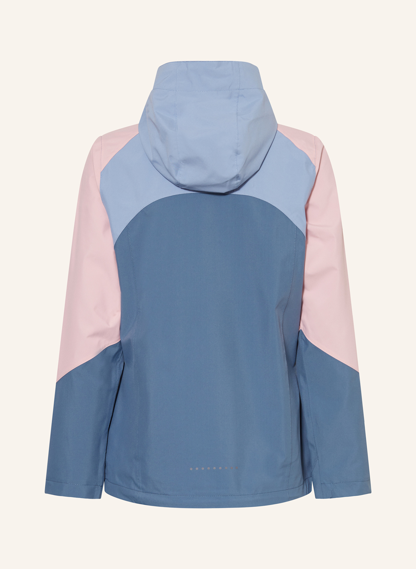 killtec KOS 150 outdoor jacket: BLUE / LIGHT BLUE / PINK