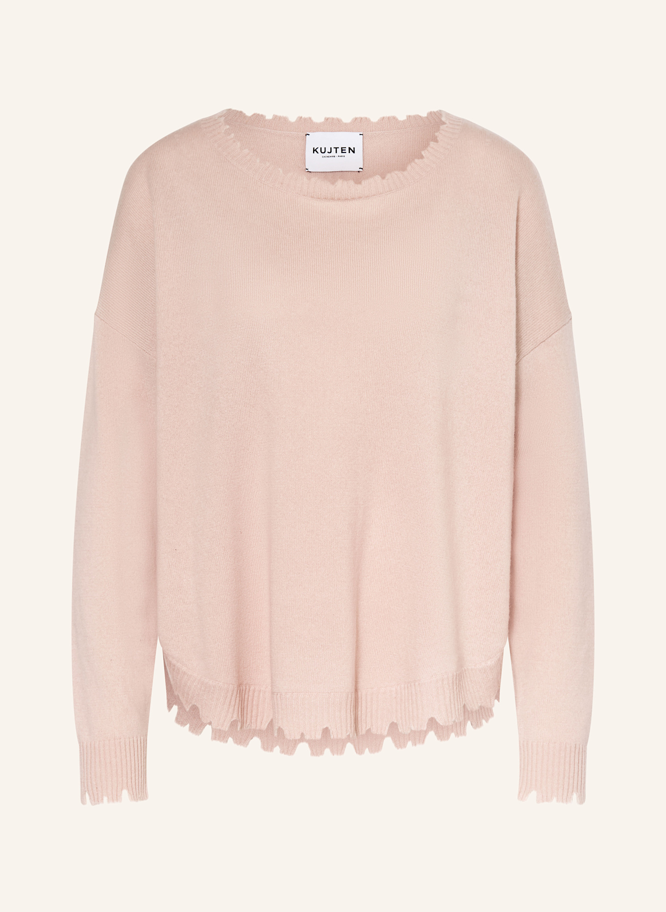 KUJTEN Cashmere-Pullover MELAH: ROSÉ