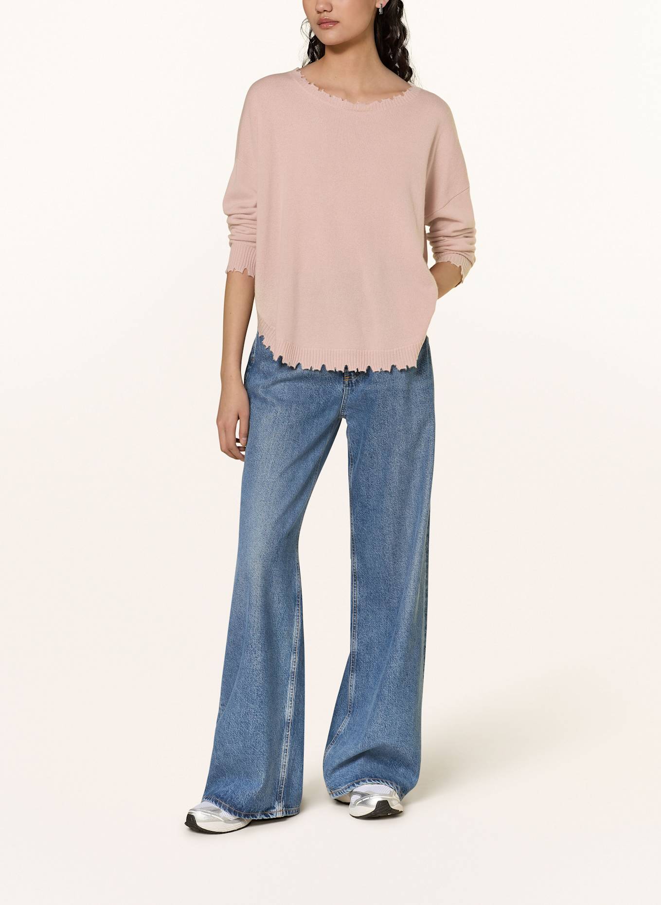 KUJTEN Cashmere-Pullover MELAH: ROSÉ