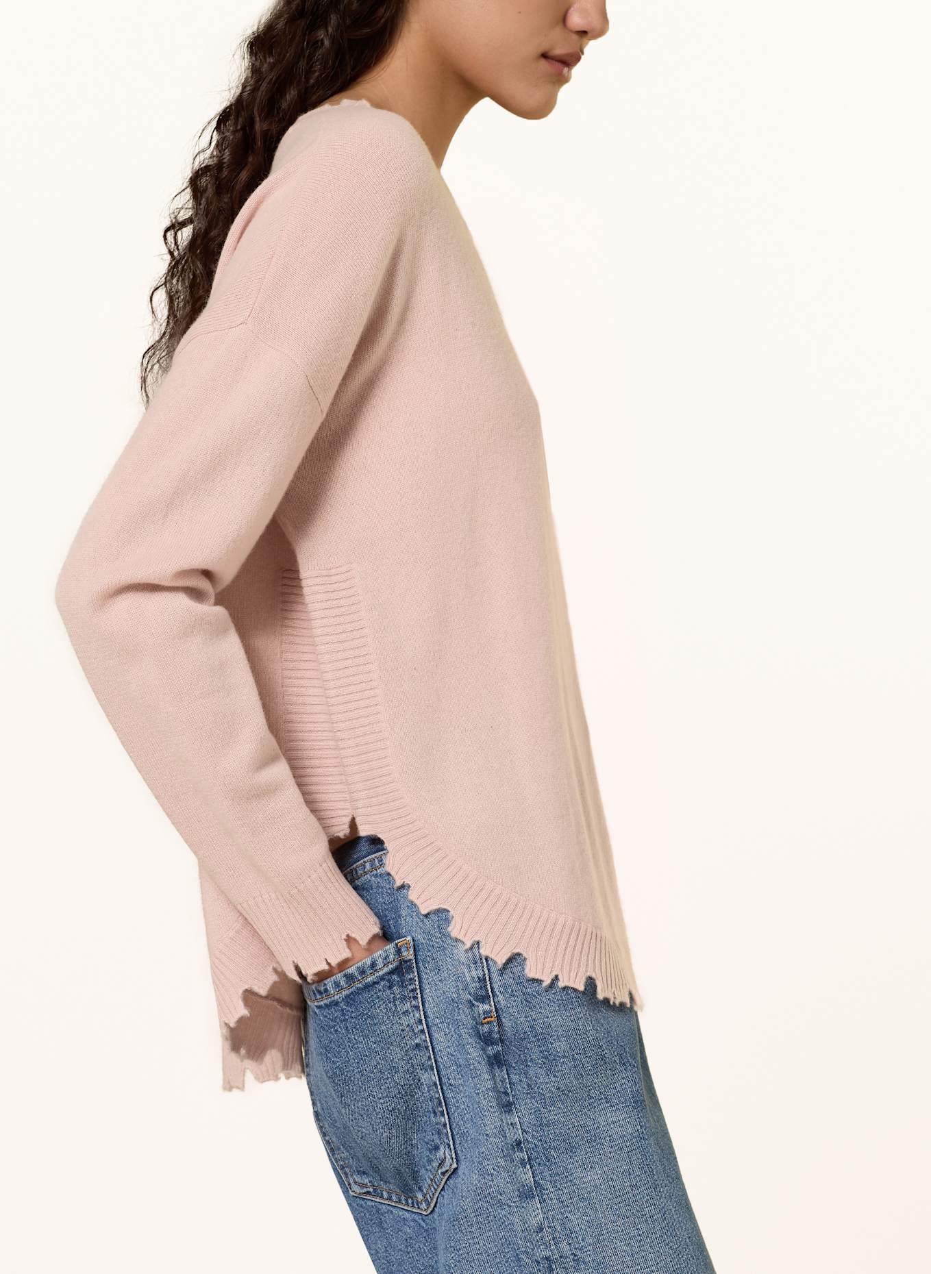 KUJTEN Cashmere-Pullover MELAH: ROSÉ