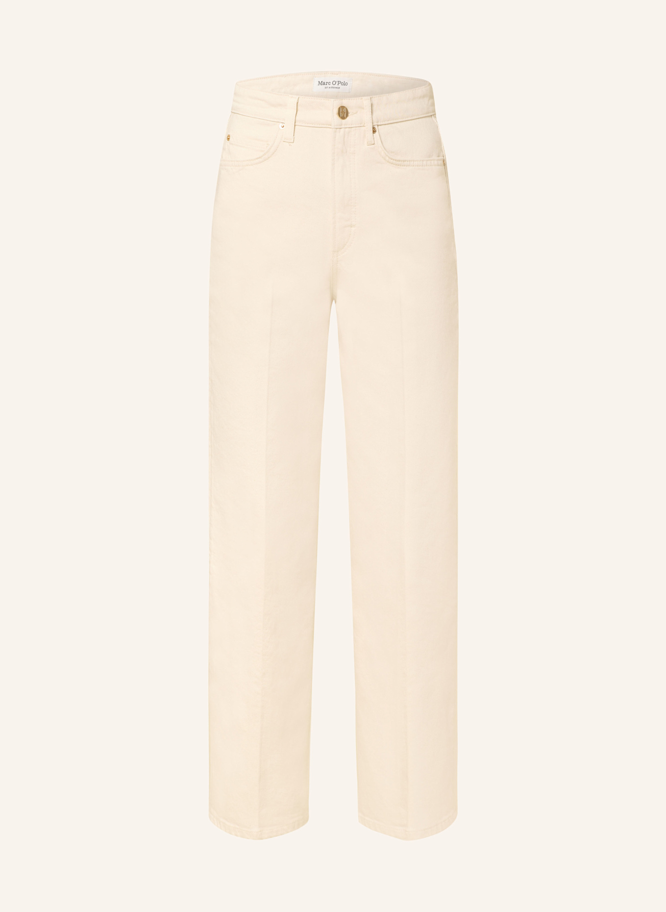 Marc O'Polo Wide Leg Jeans: 028 Natural nappy wash