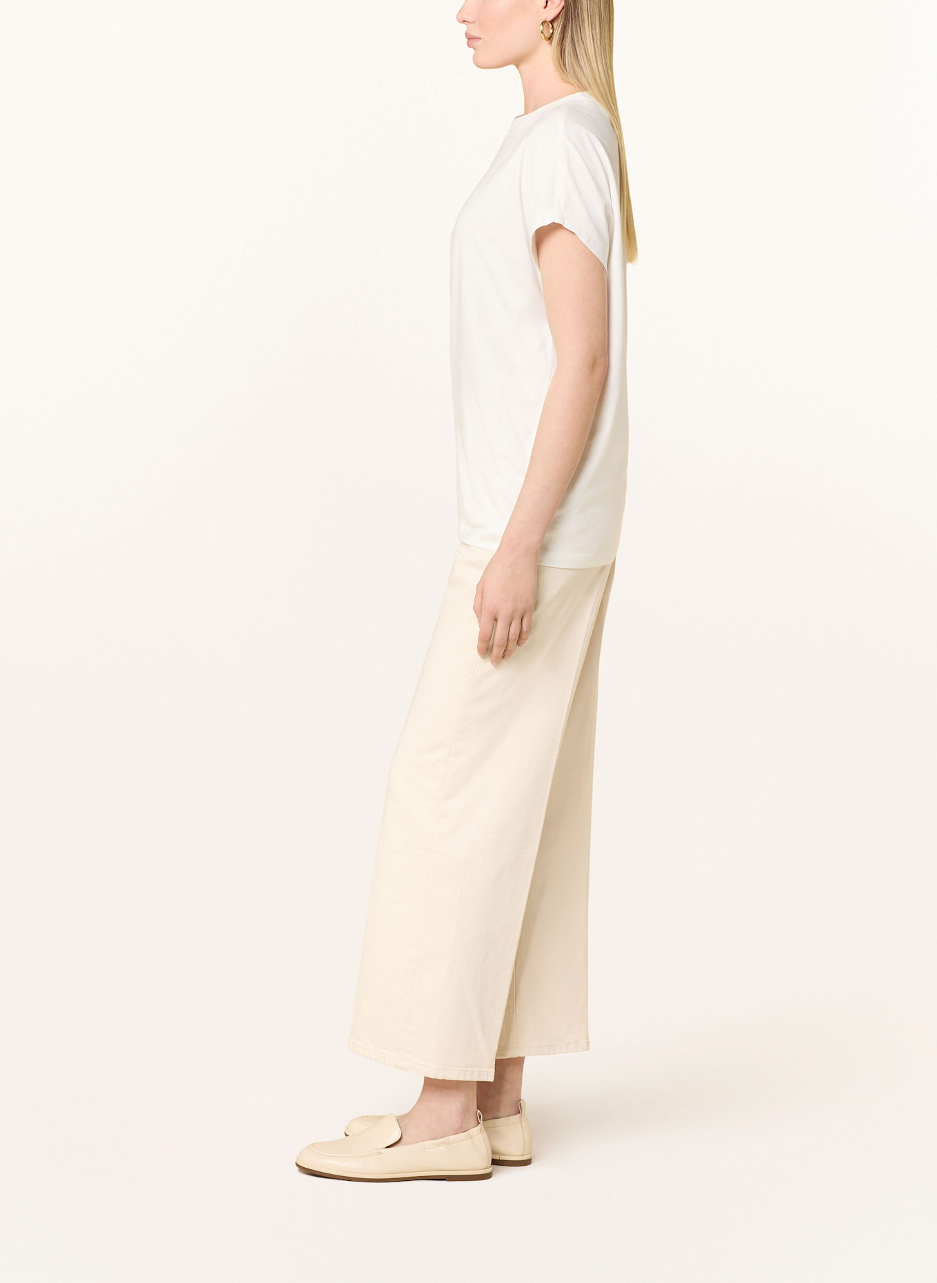 Marc O'Polo Wide Leg Jeans: 028 Natural nappy wash