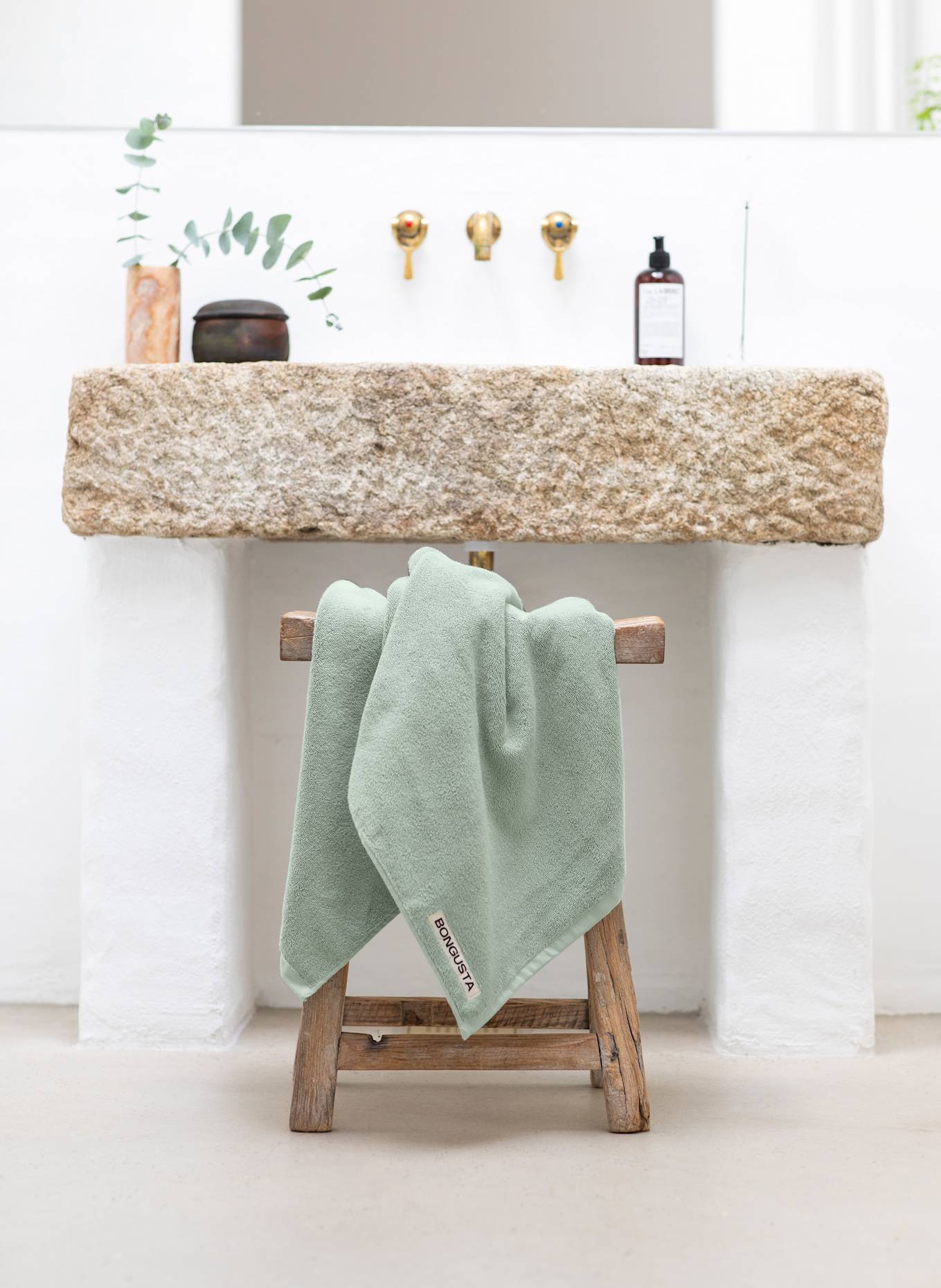 BONGUSTA Badetuch NARAM: HELLGRÜN