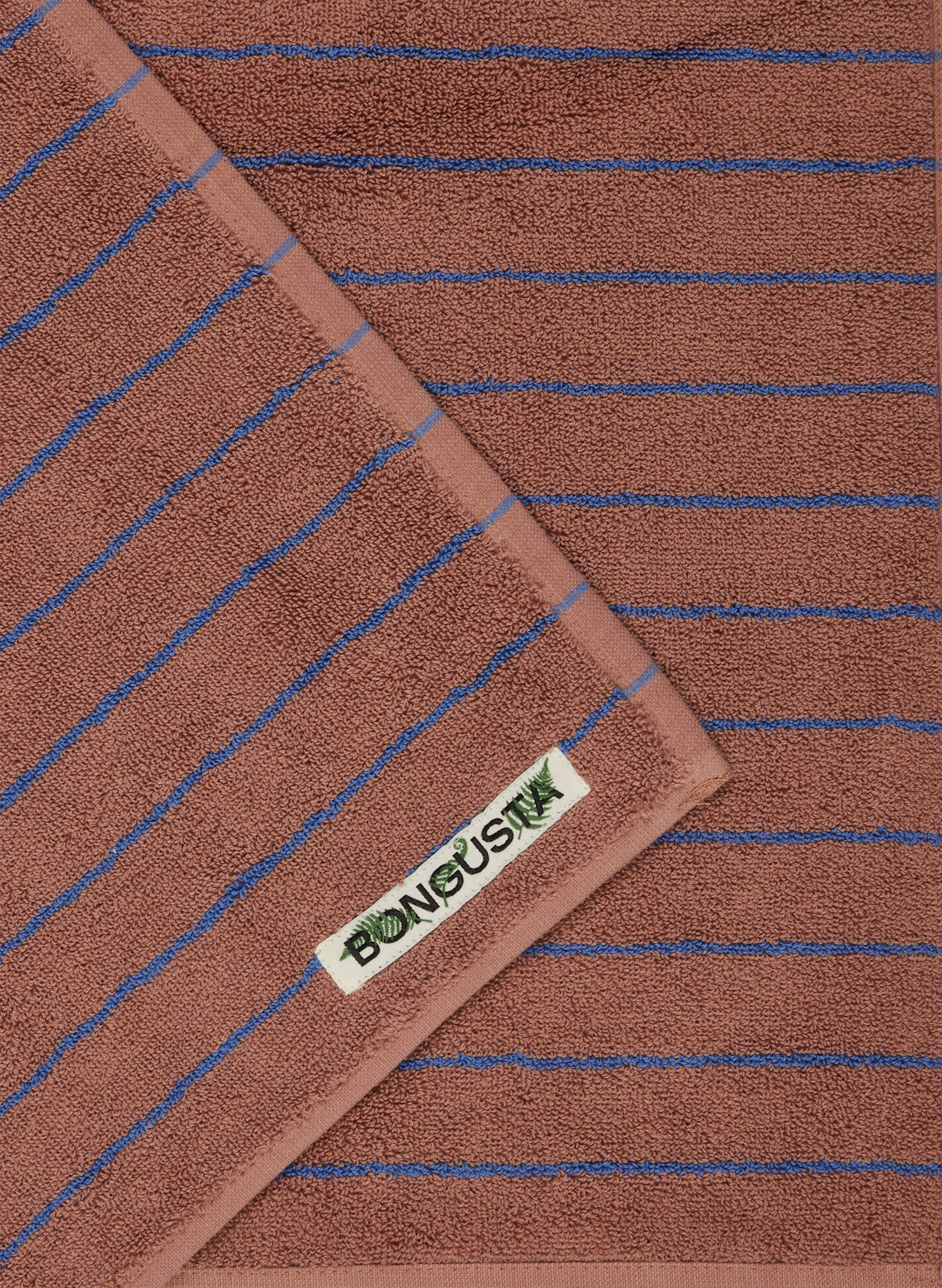 BONGUSTA Badetuch NARAM: BRAUN / BLAU