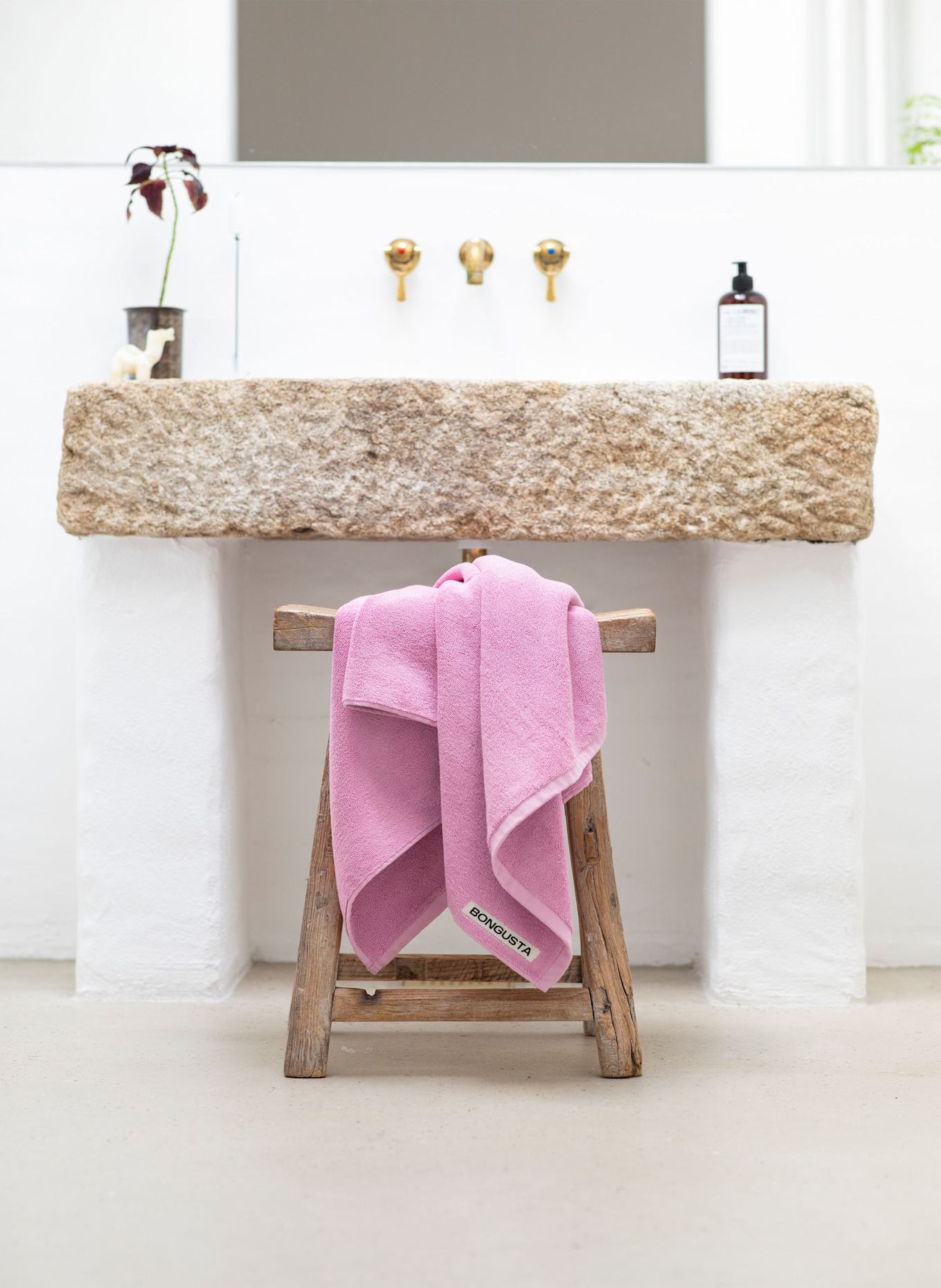 BONGUSTA Bath towel NARAM: PINK