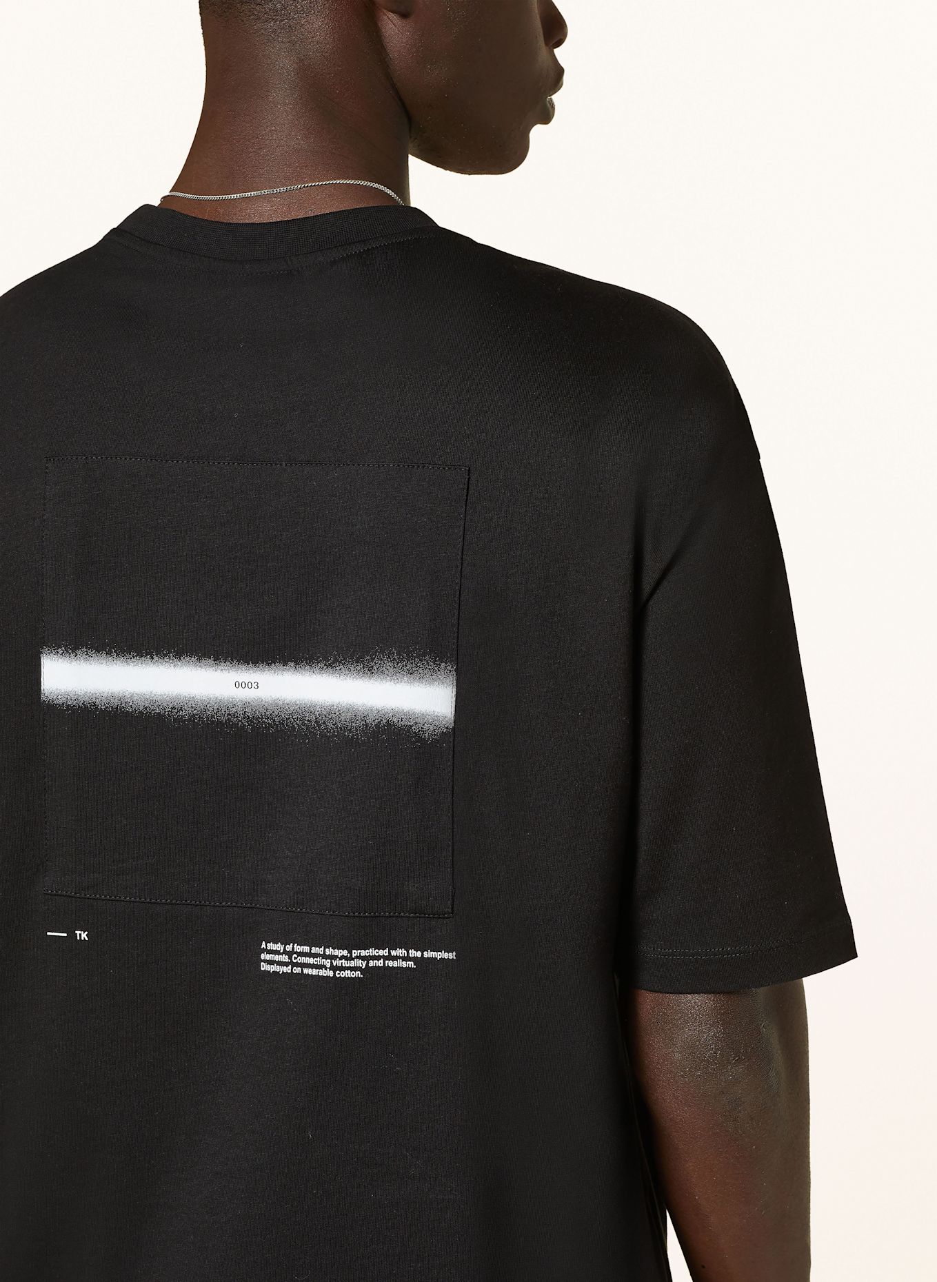thom/krom T-Shirt: SCHWARZ