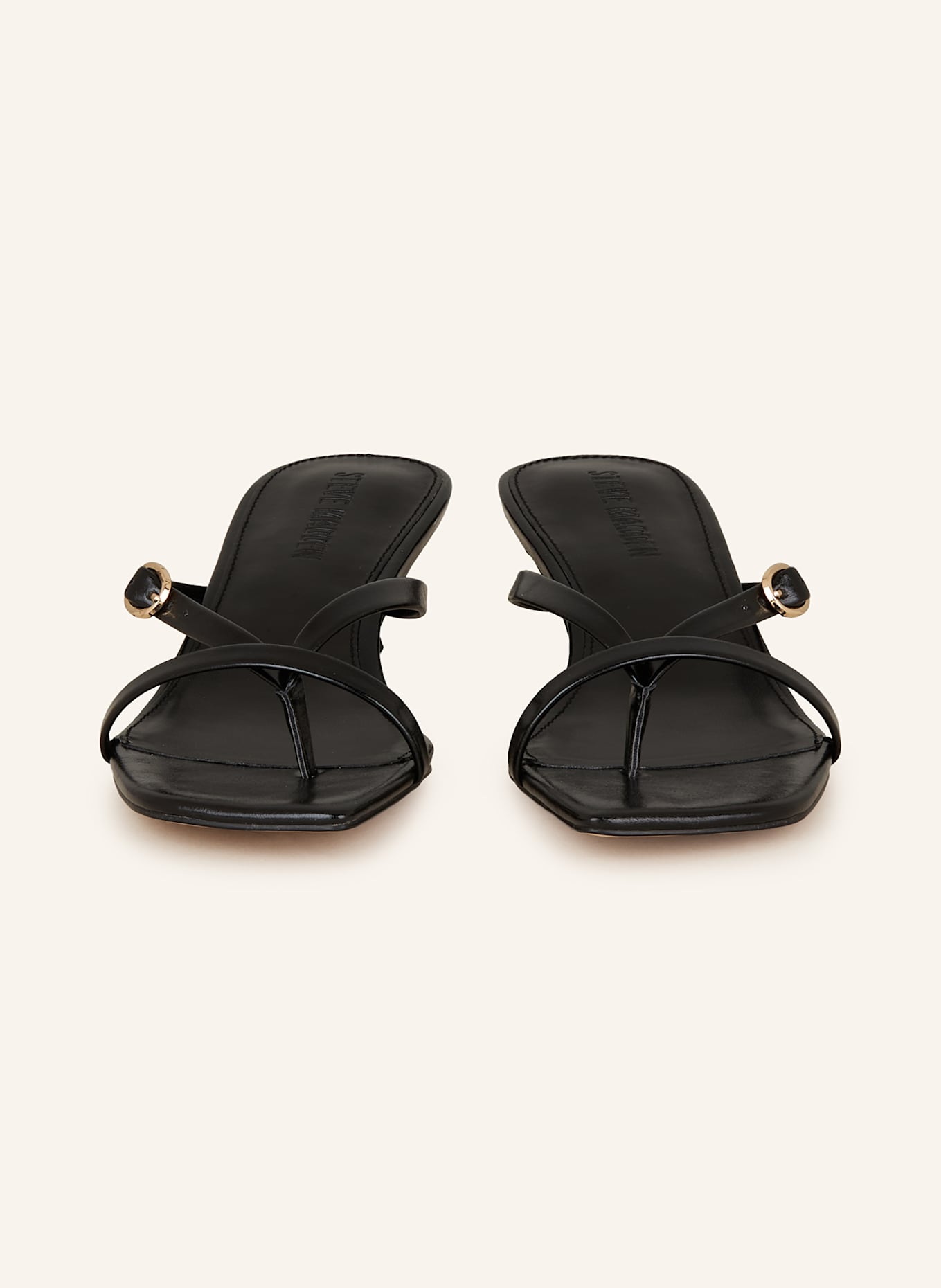 STEVE MADDEN Mules JANA: SCHWARZ