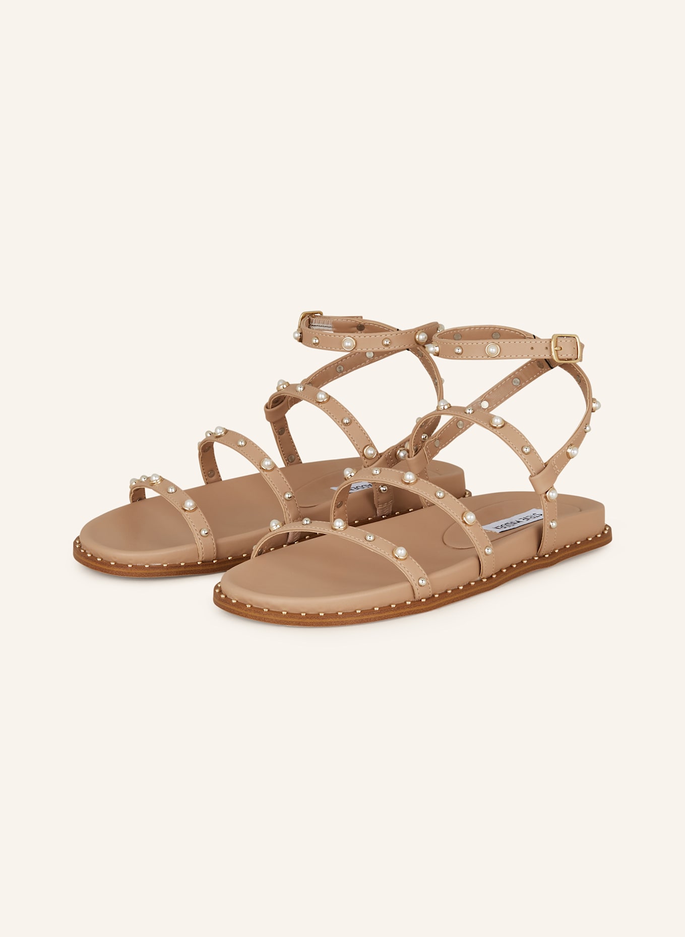 STEVE MADDEN Sandály STORMIE: BÉŽOVÁ