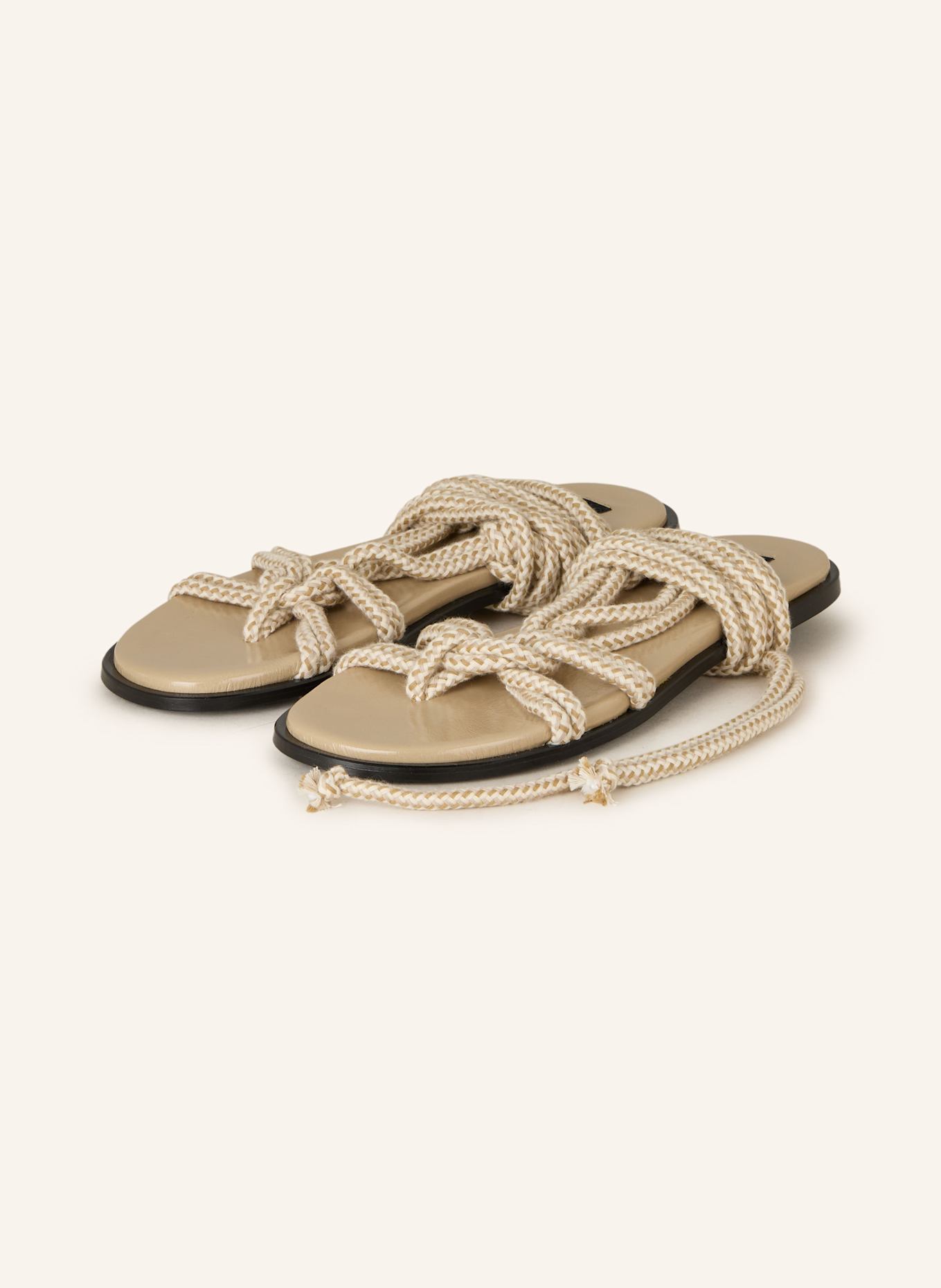 ALOHAS TORY flip flops: BEIGE / ECRU
