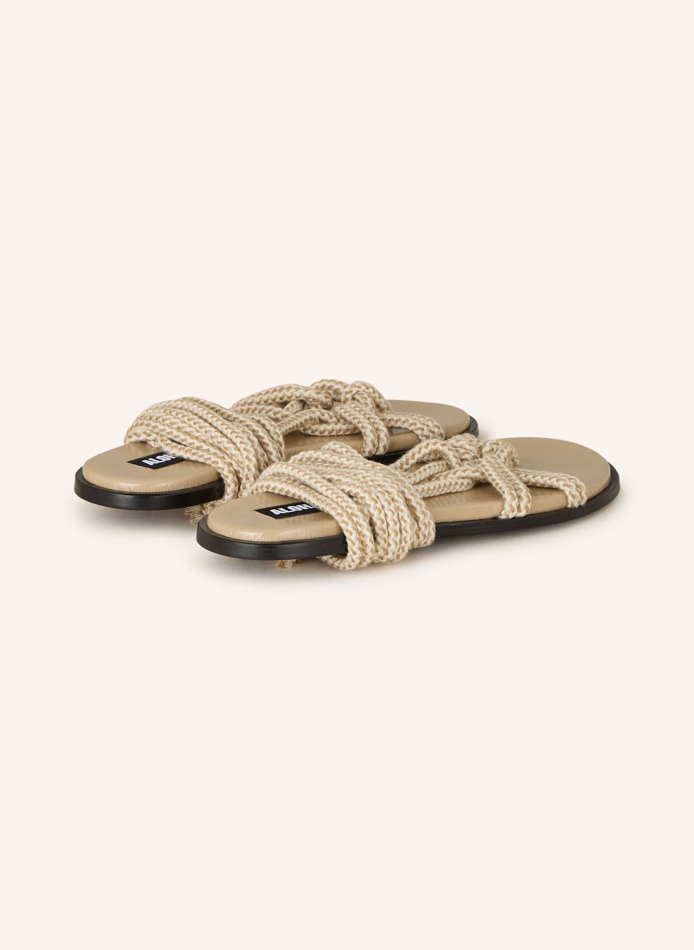 ALOHAS TORY flip flops: BEIGE / ECRU