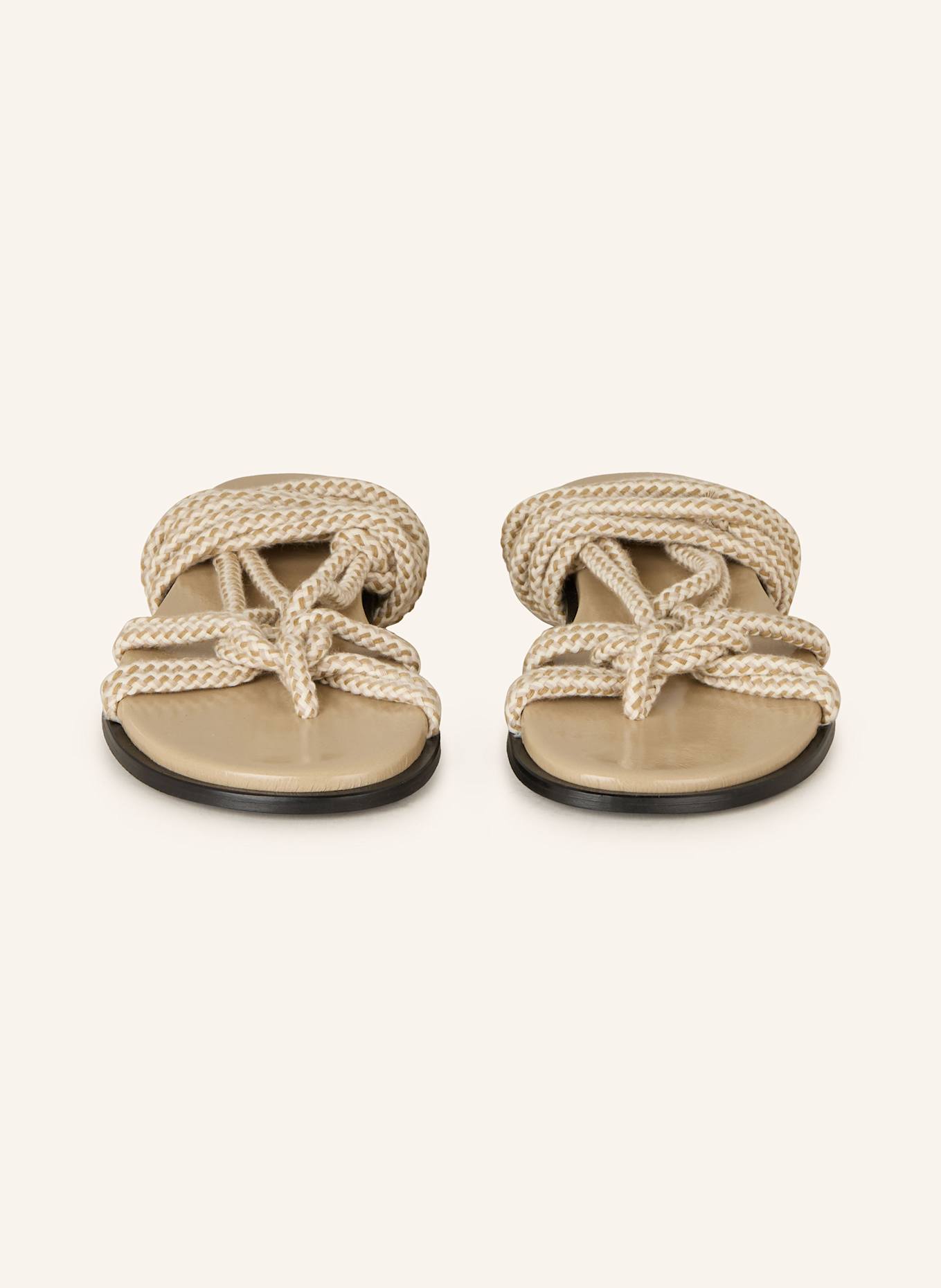 ALOHAS TORY flip flops: BEIGE / ECRU
