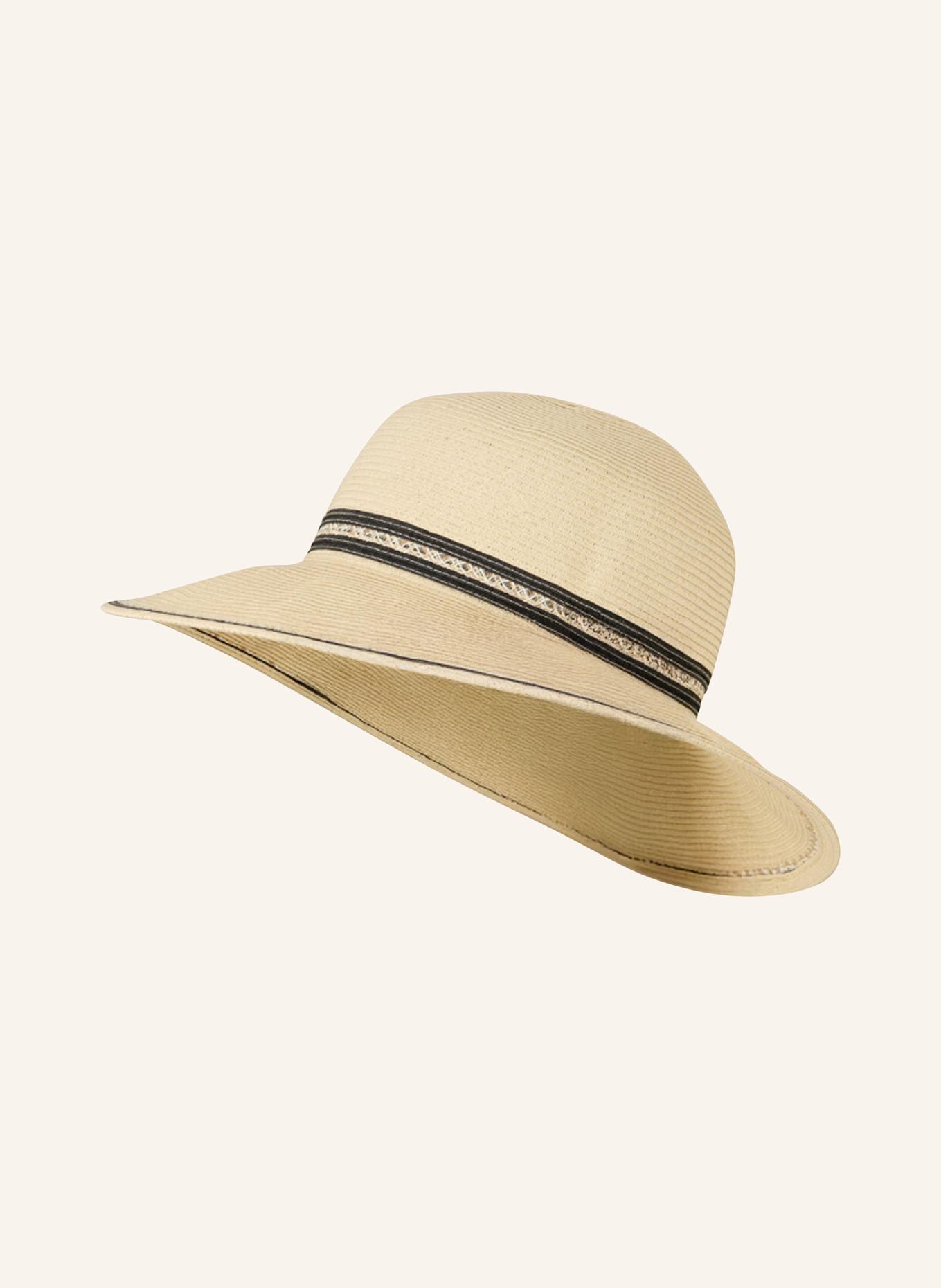 LOEVENICH Hoed met kant: BEIGE / ZWART