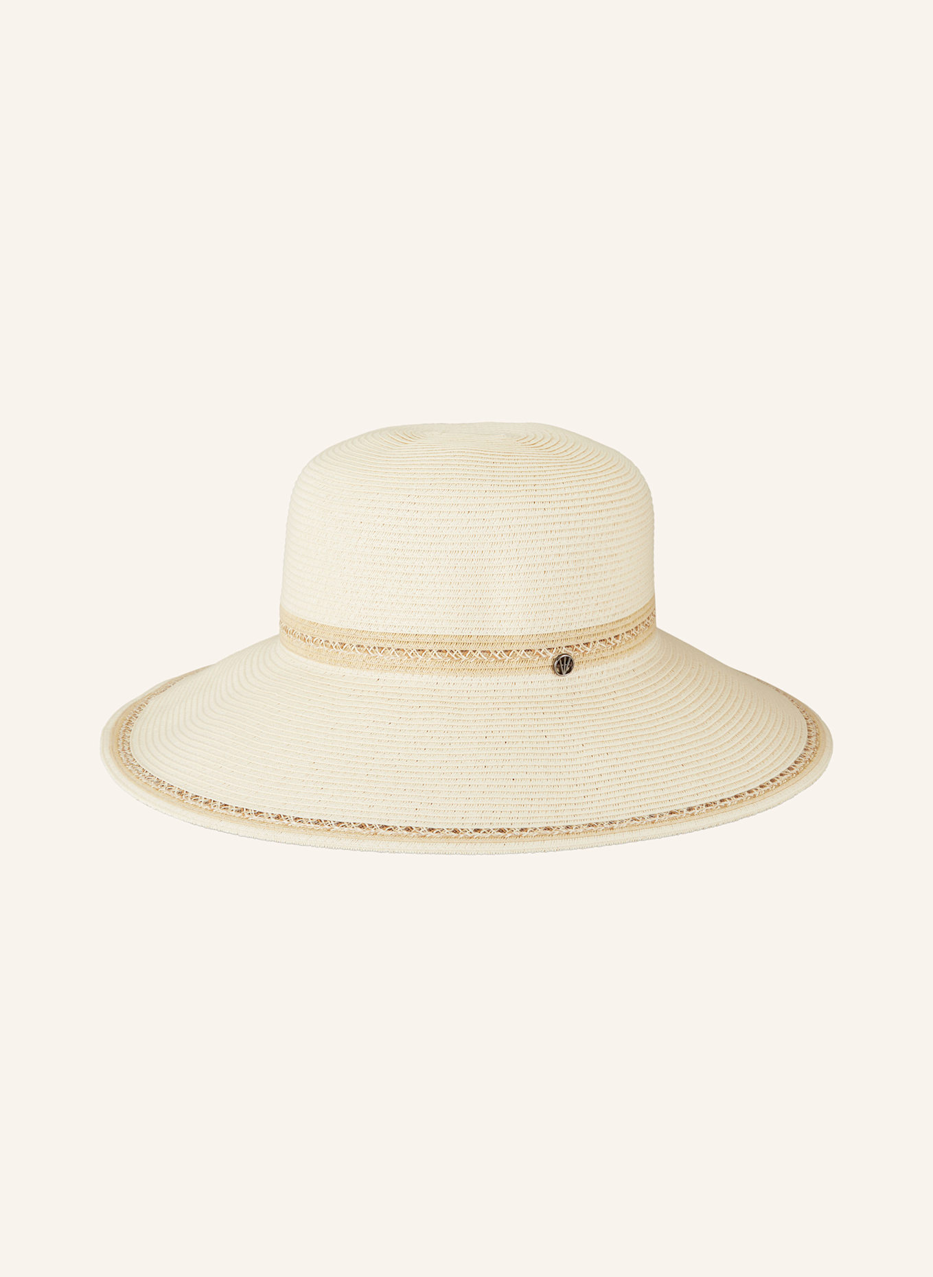 LOEVENICH Hut mit Spitze: ECRU