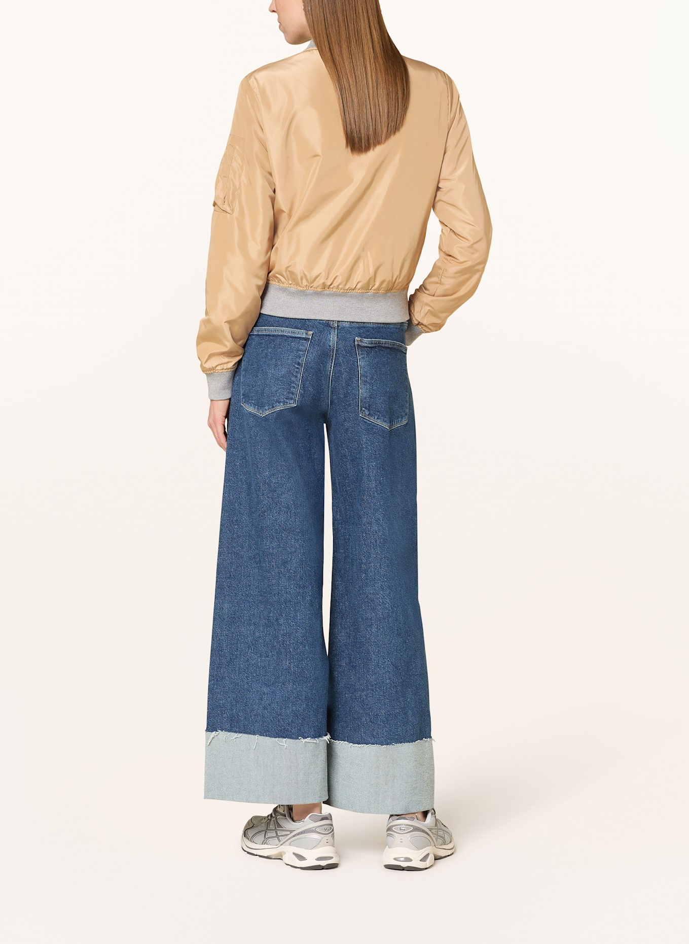 BOMBERS ORIGINAL Blouson: BEIGE/ GRAU