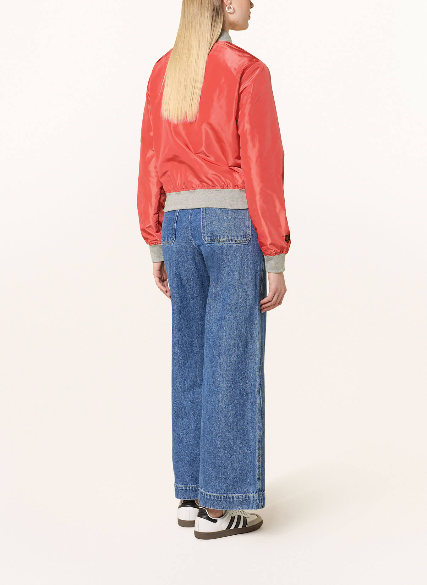 BOMBERS ORIGINAL Blouson: ROOD/ GRIJS