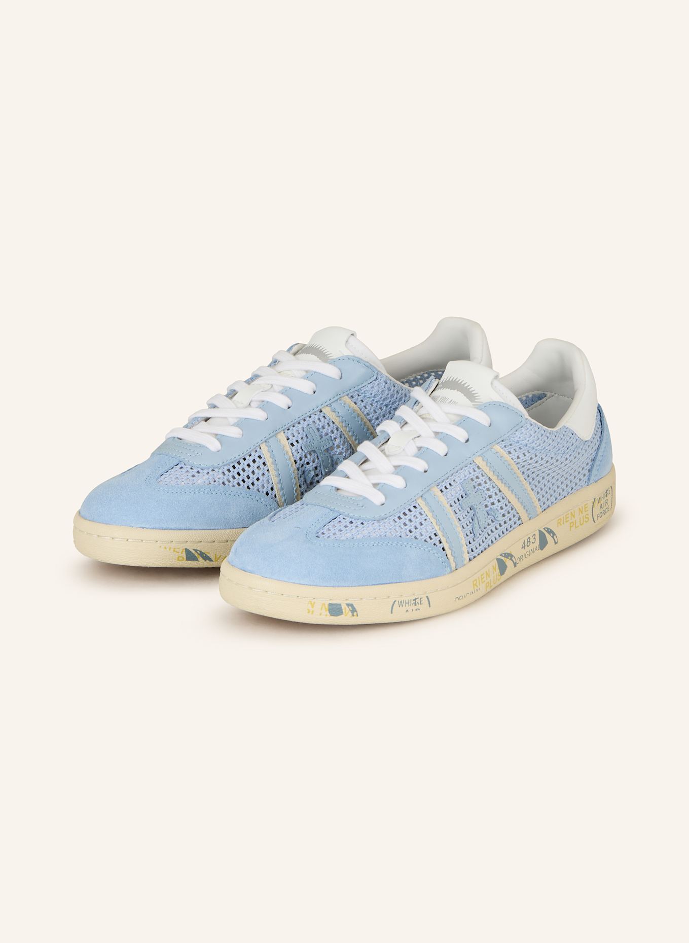 PREMIATA Sneaker BONNIE: HELLBLAU / WEISS