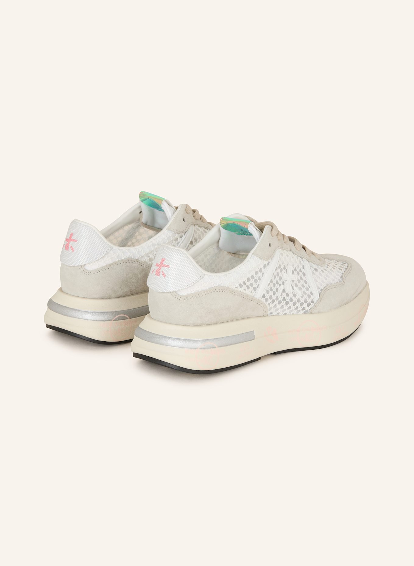 PREMIATA Sneakers CASSIE: WHITE / CREAM
