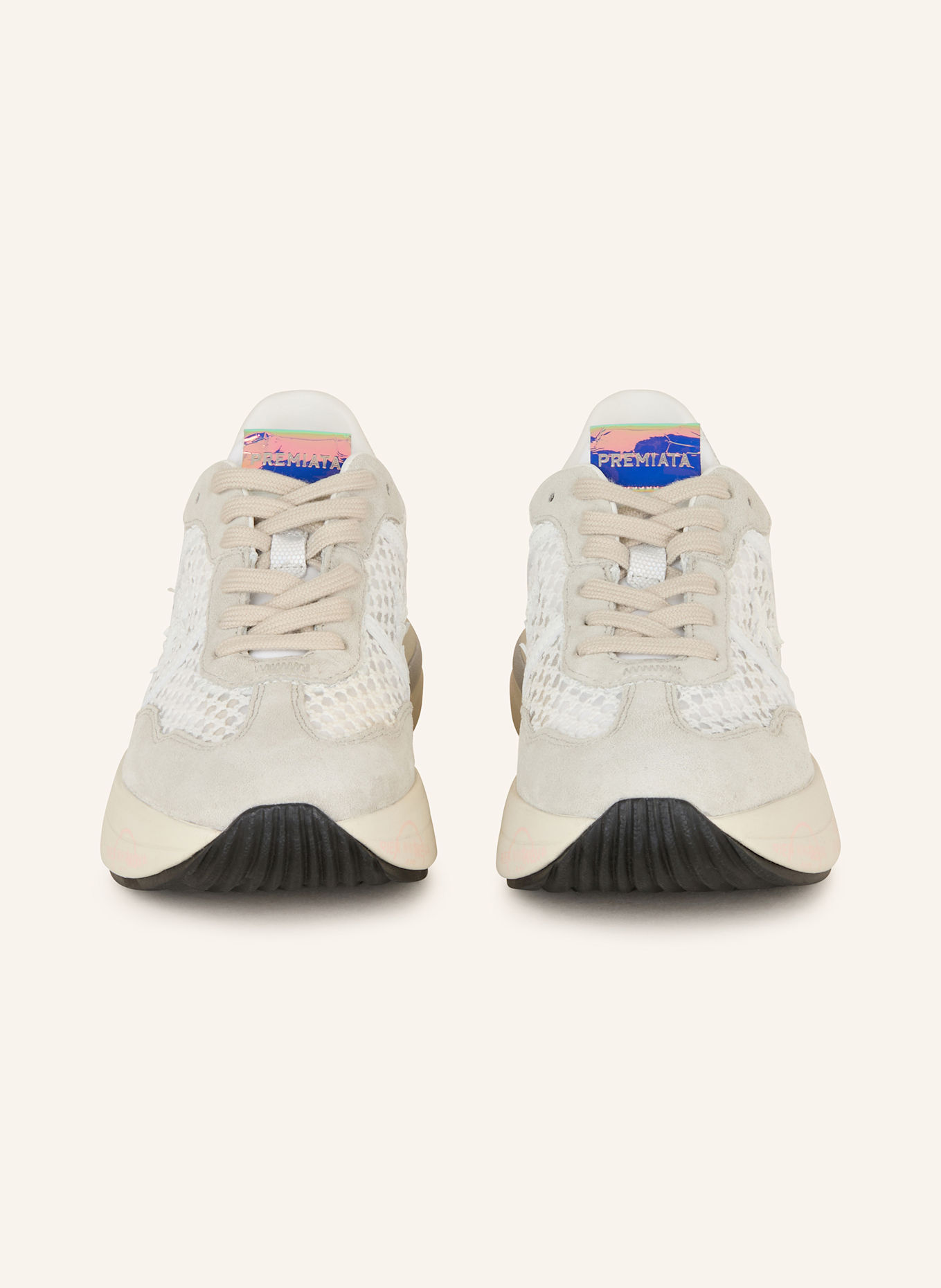 PREMIATA Sneakers CASSIE: WHITE / CREAM