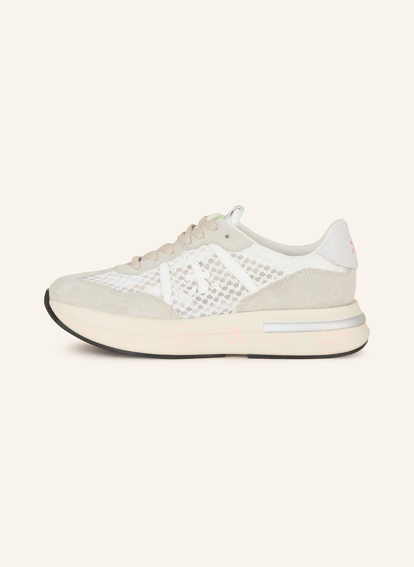 PREMIATA Sneakers CASSIE: WHITE / CREAM