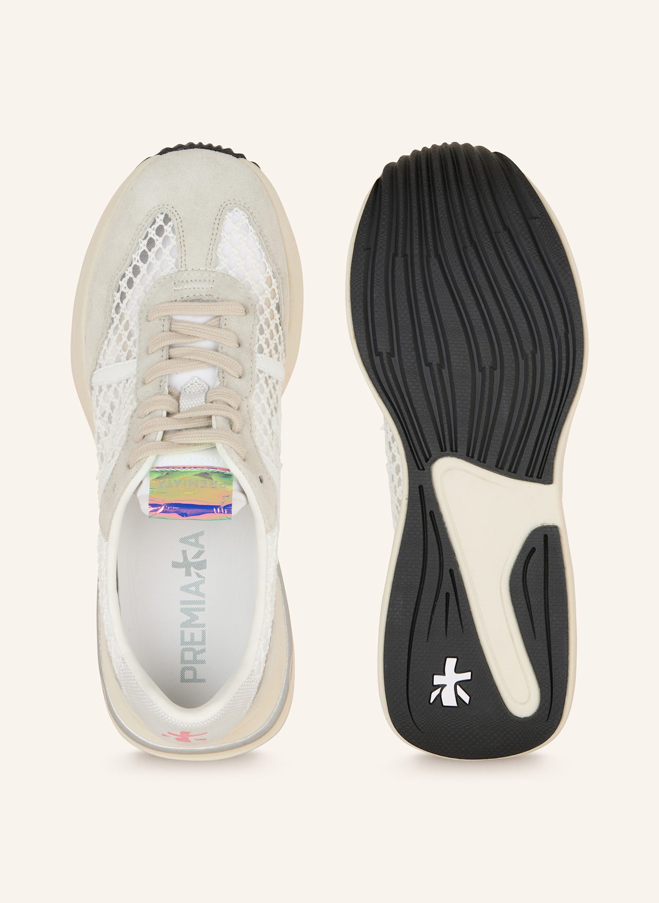 PREMIATA Sneakers CASSIE: WHITE / CREAM