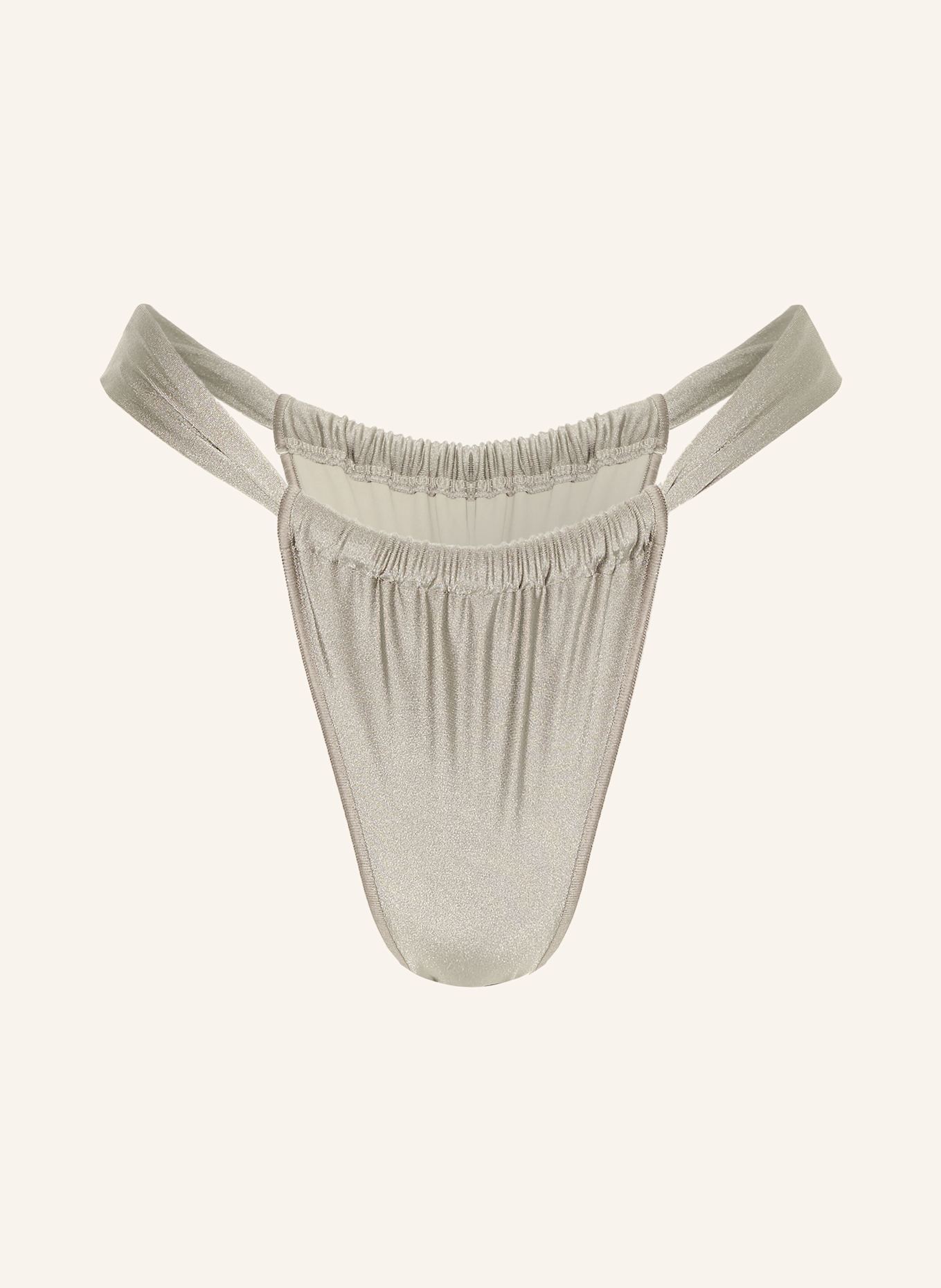 BILALI The Label KIRA Brazilian bikini bottoms: KHAKI