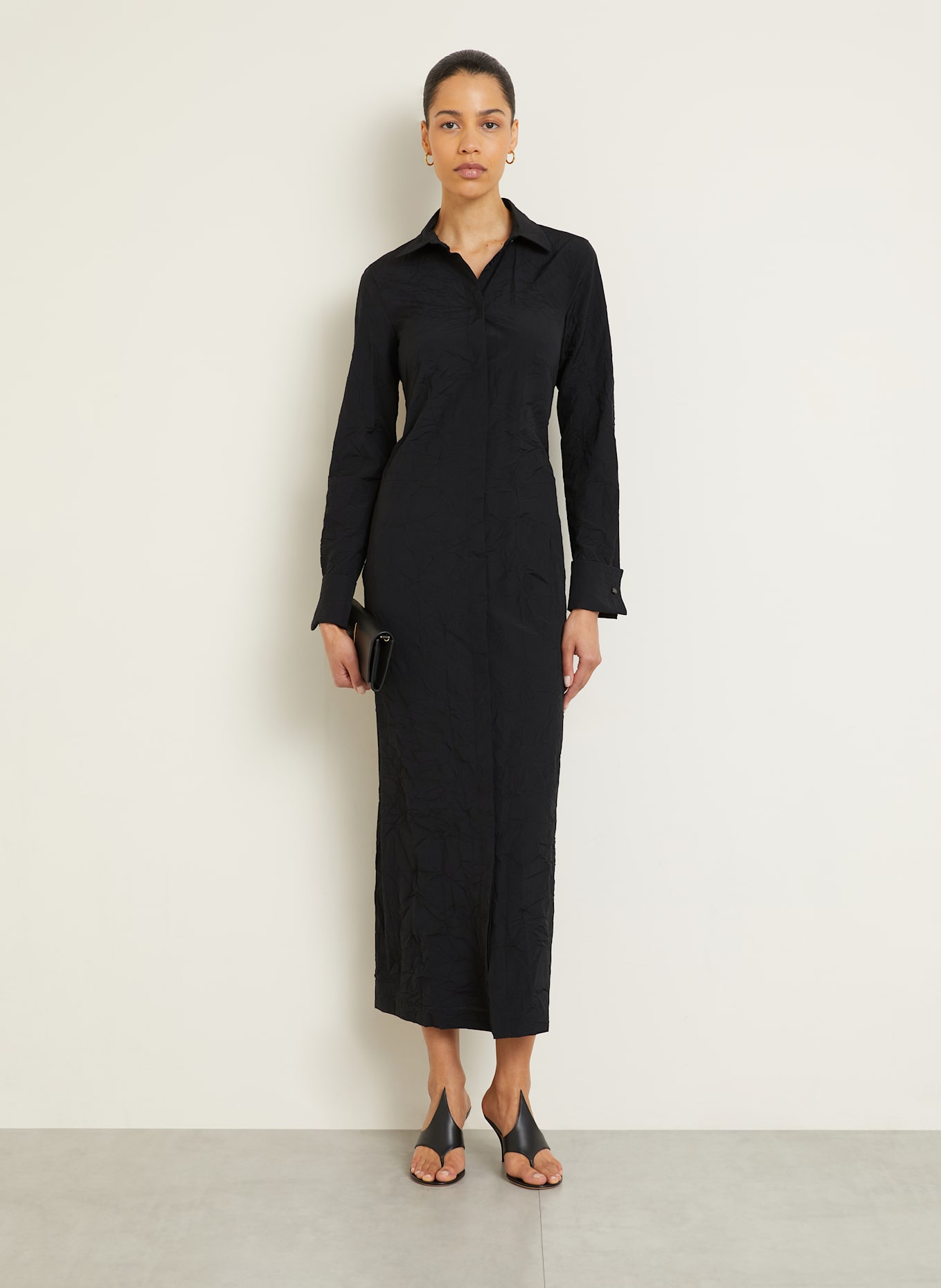 Max Mara Sukienka koszulowa ROVIGO: CZARNY