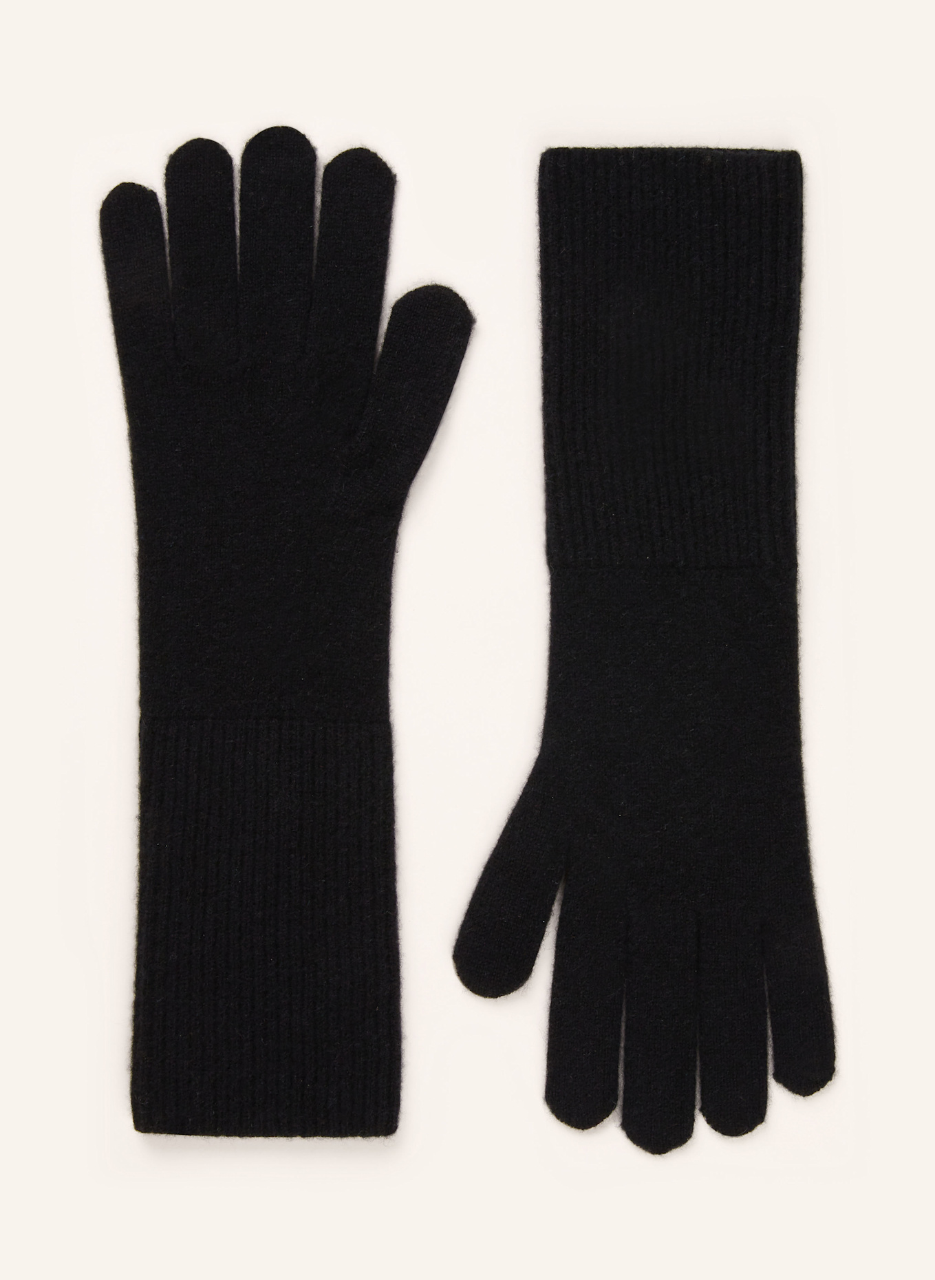 darling harbour Handschuhe aus Cashmere: SCHWARZ
