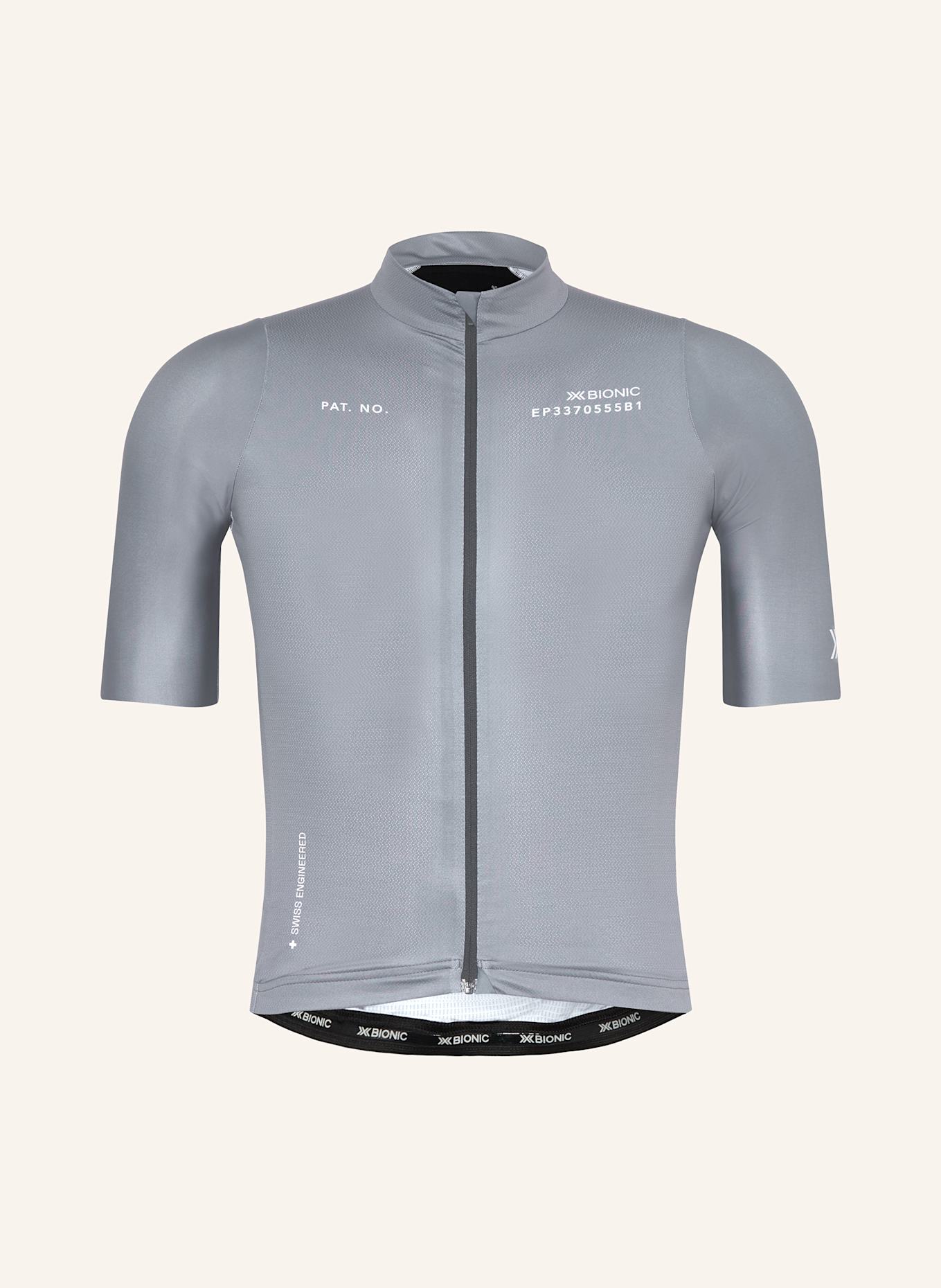 X-BIONIC Koszulka rowerowa COREFUSION RIDE JERSEY: CZIEMNOSZARY