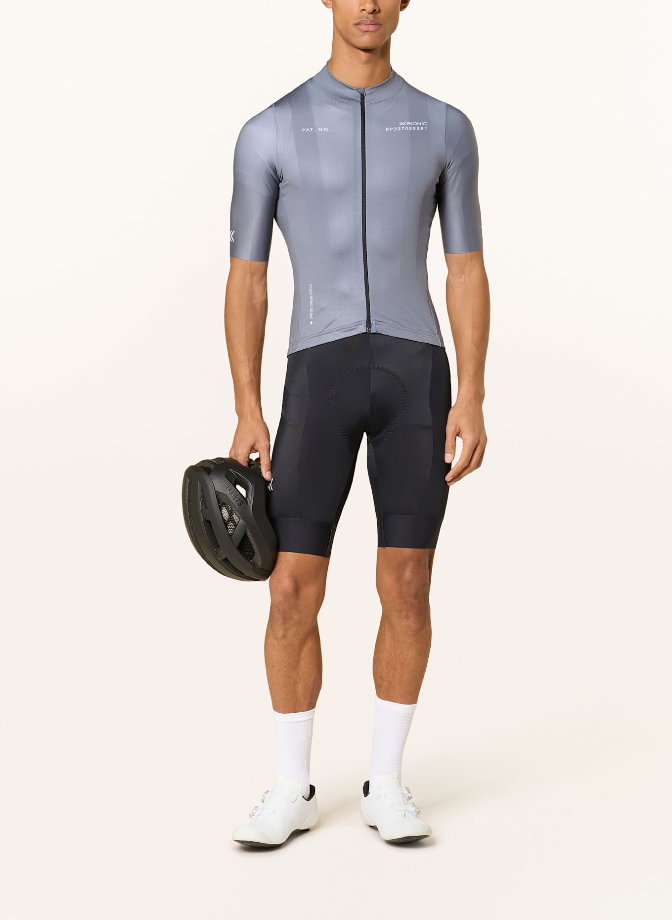 X-BIONIC Koszulka rowerowa COREFUSION RIDE JERSEY: CZIEMNOSZARY