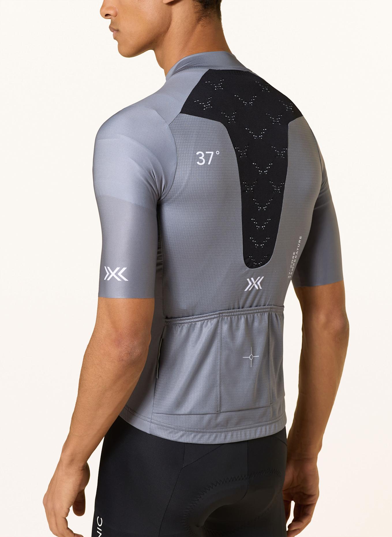 X-BIONIC Koszulka rowerowa COREFUSION RIDE JERSEY: CZIEMNOSZARY