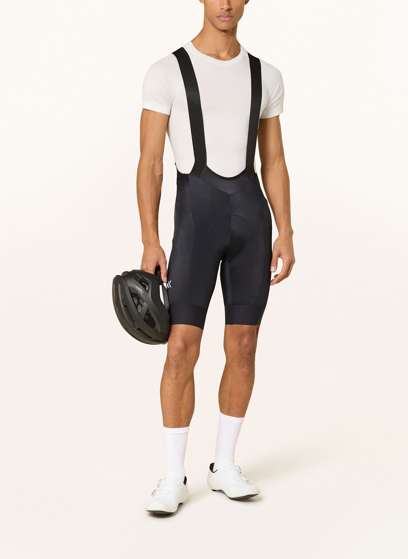 X-BIONIC Radhose COREFUSION RIDE mit Trägern und gepolstertem Einsatz: SCHWARZ