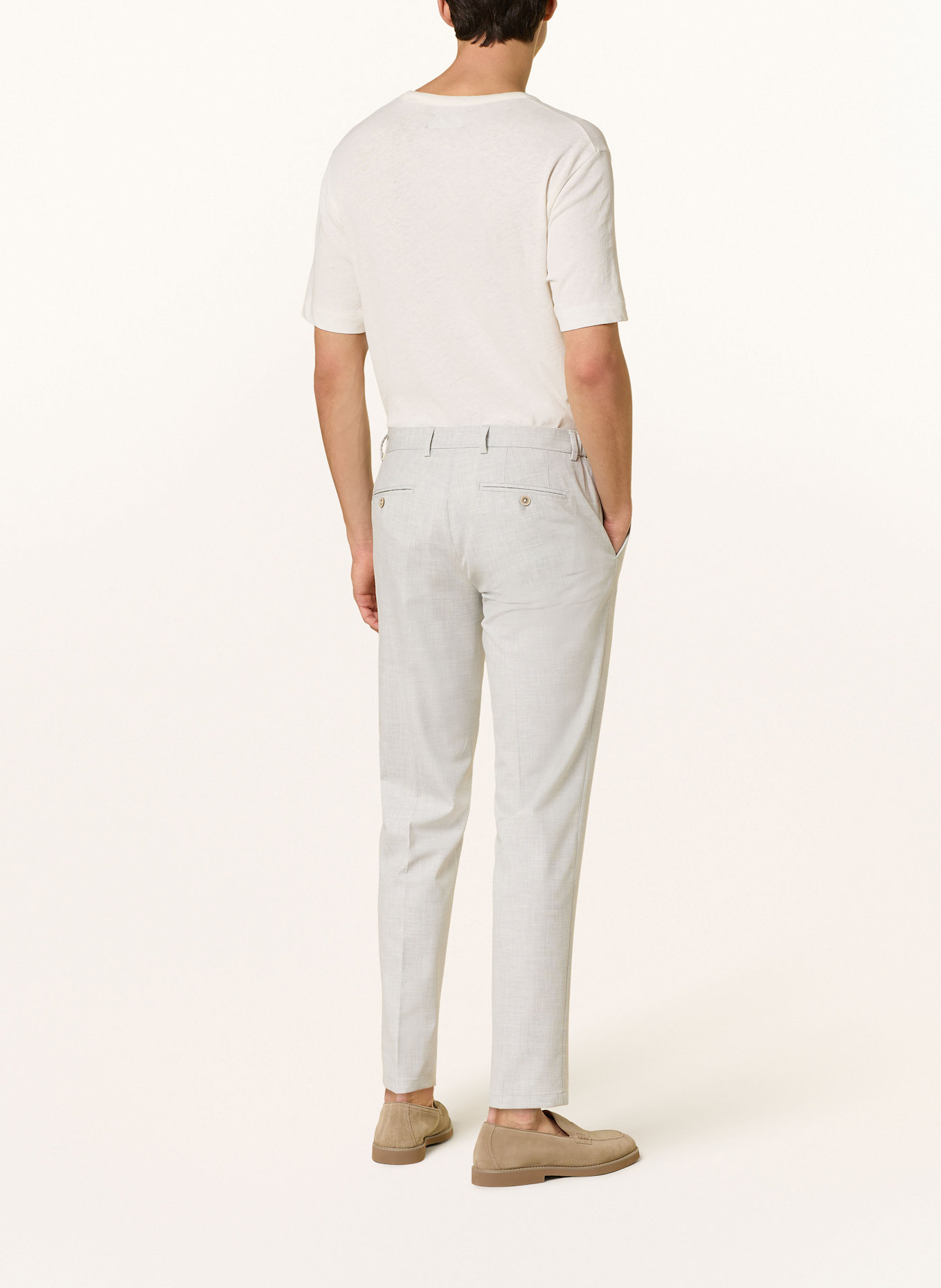 PAUL Anzughose Slim Fit: 980 Kitt