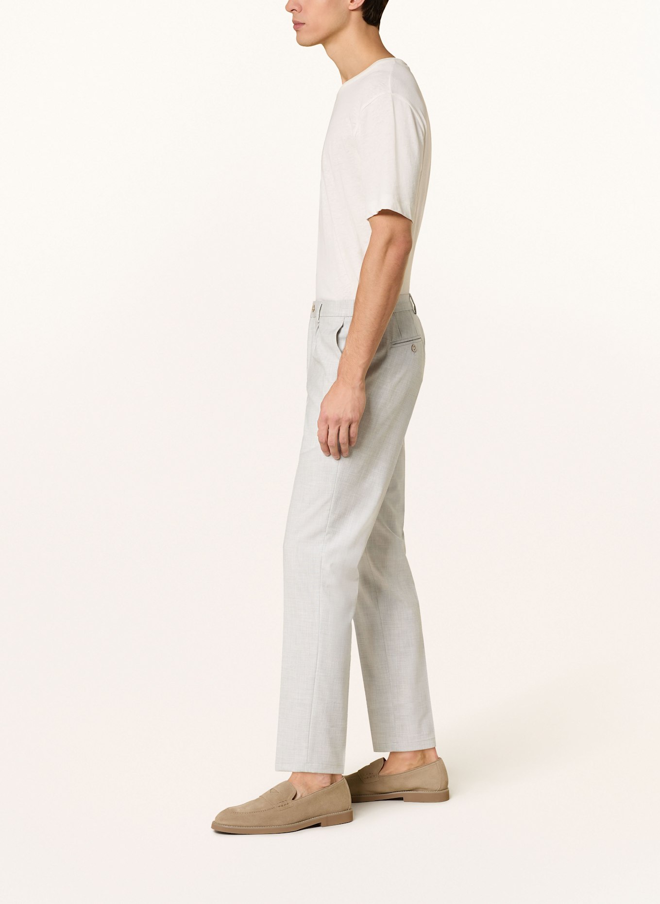 PAUL Anzughose Slim Fit: 980 Kitt