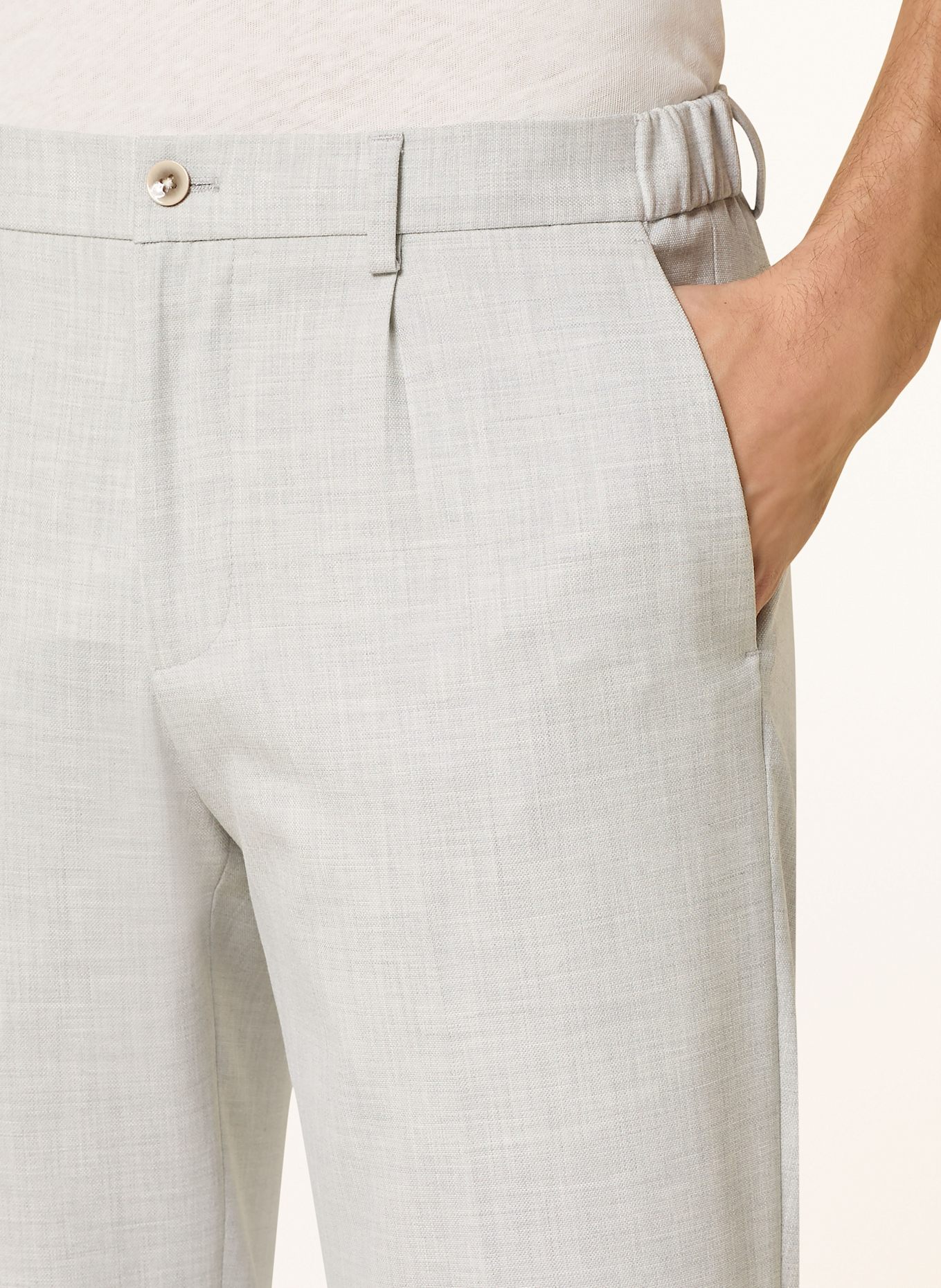 PAUL Anzughose Slim Fit: 980 Kitt