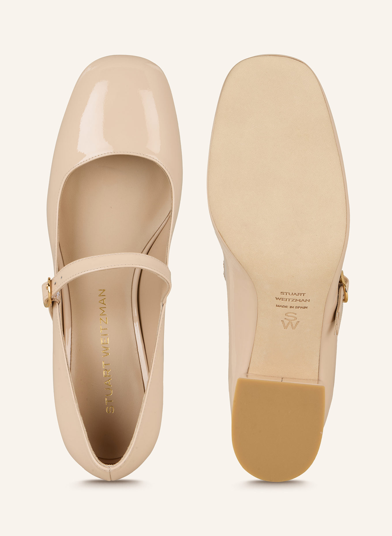 STUART WEITZMAN Mary-Jane-Pumps STUART MJ 60: NUDE