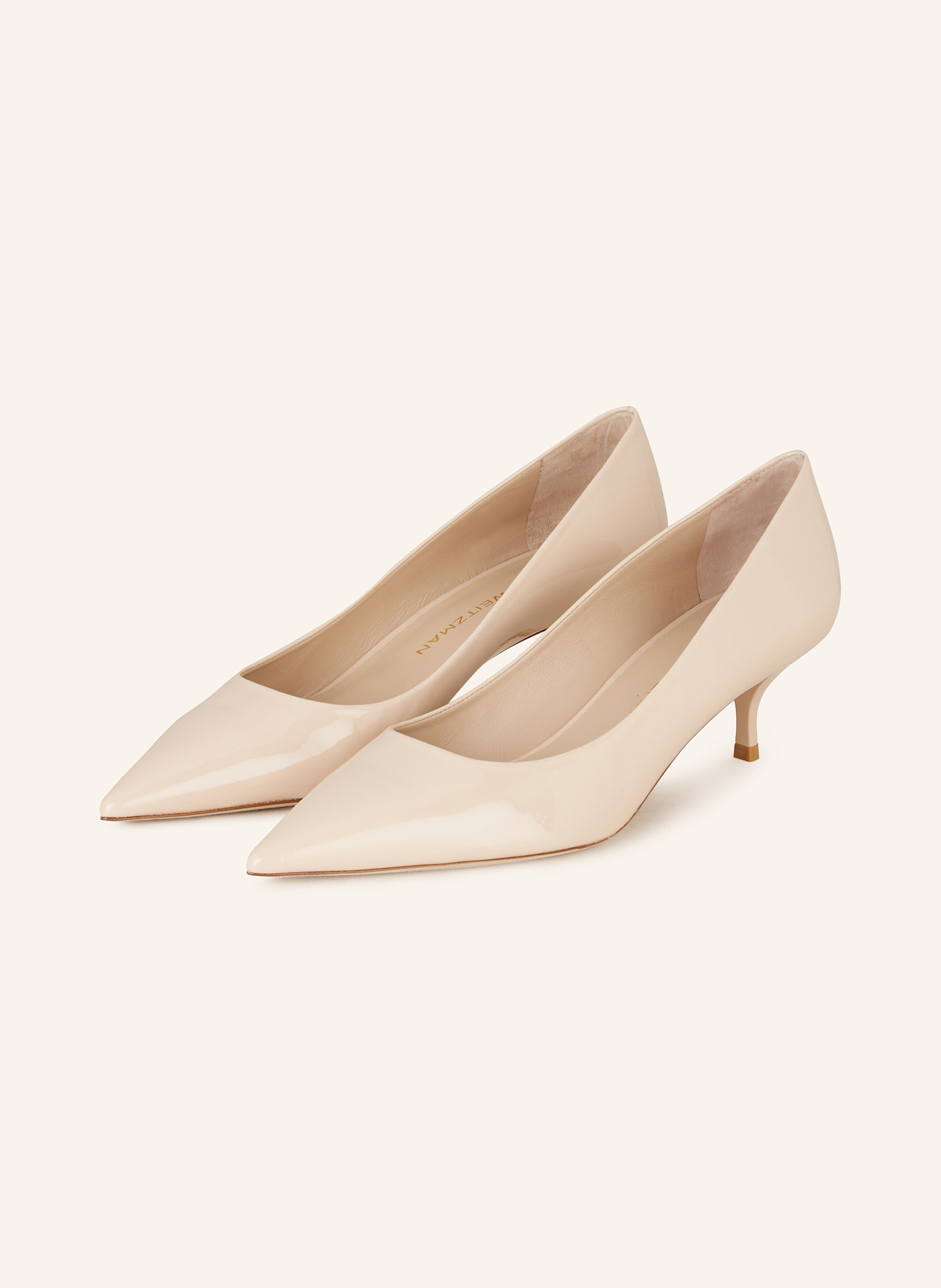 STUART WEITZMAN Lack-Pumps STUART POWER 50: NUDE