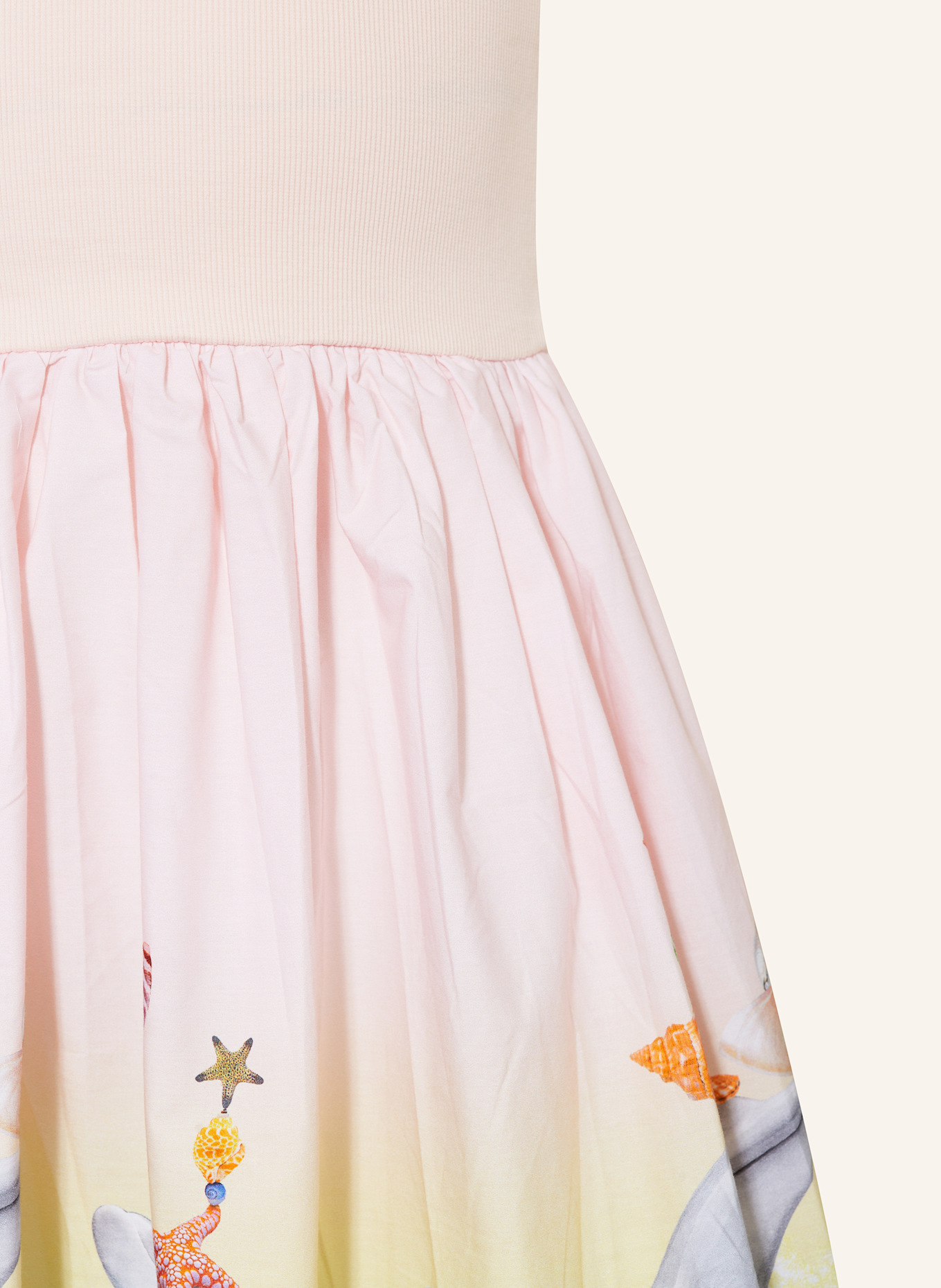 molo Kleid CISSA im Materialmix: HELLROSA