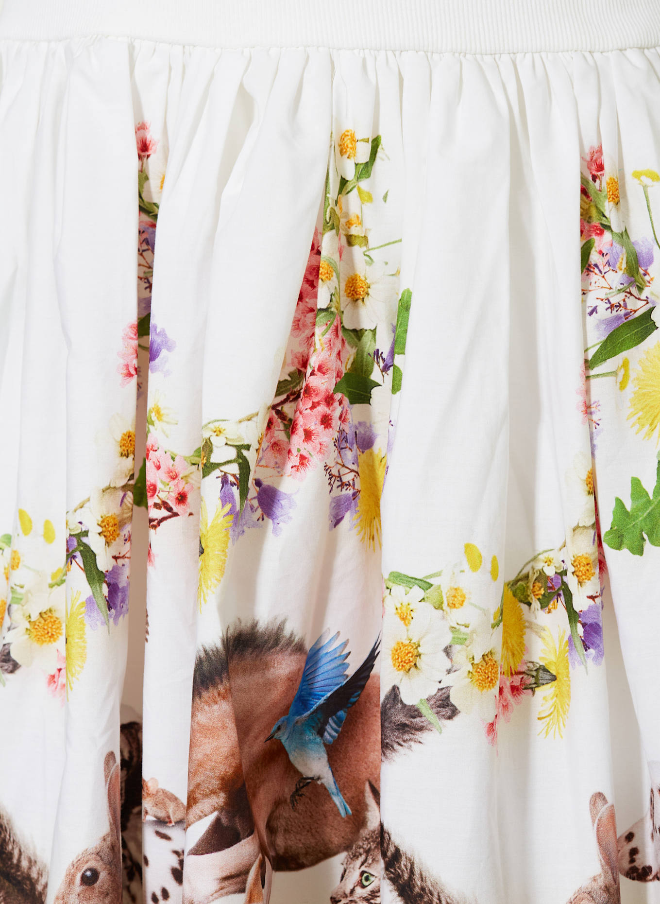 molo Kleid CASSANDRA im Materialmix: WEISS